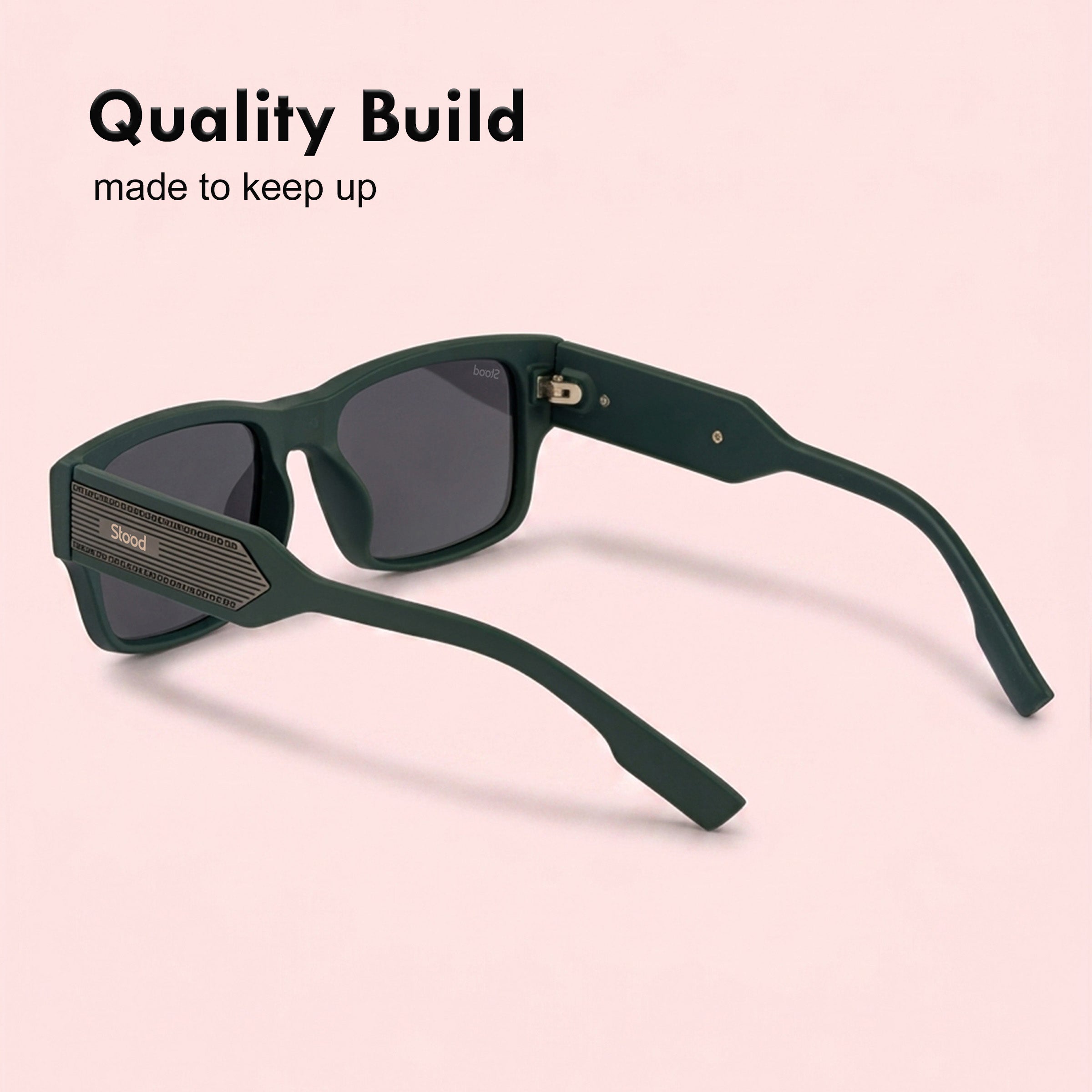 Stood Square Black Polarized UV Protection Goggles For Men & Women Sunglasses – SG-STD0029-C3