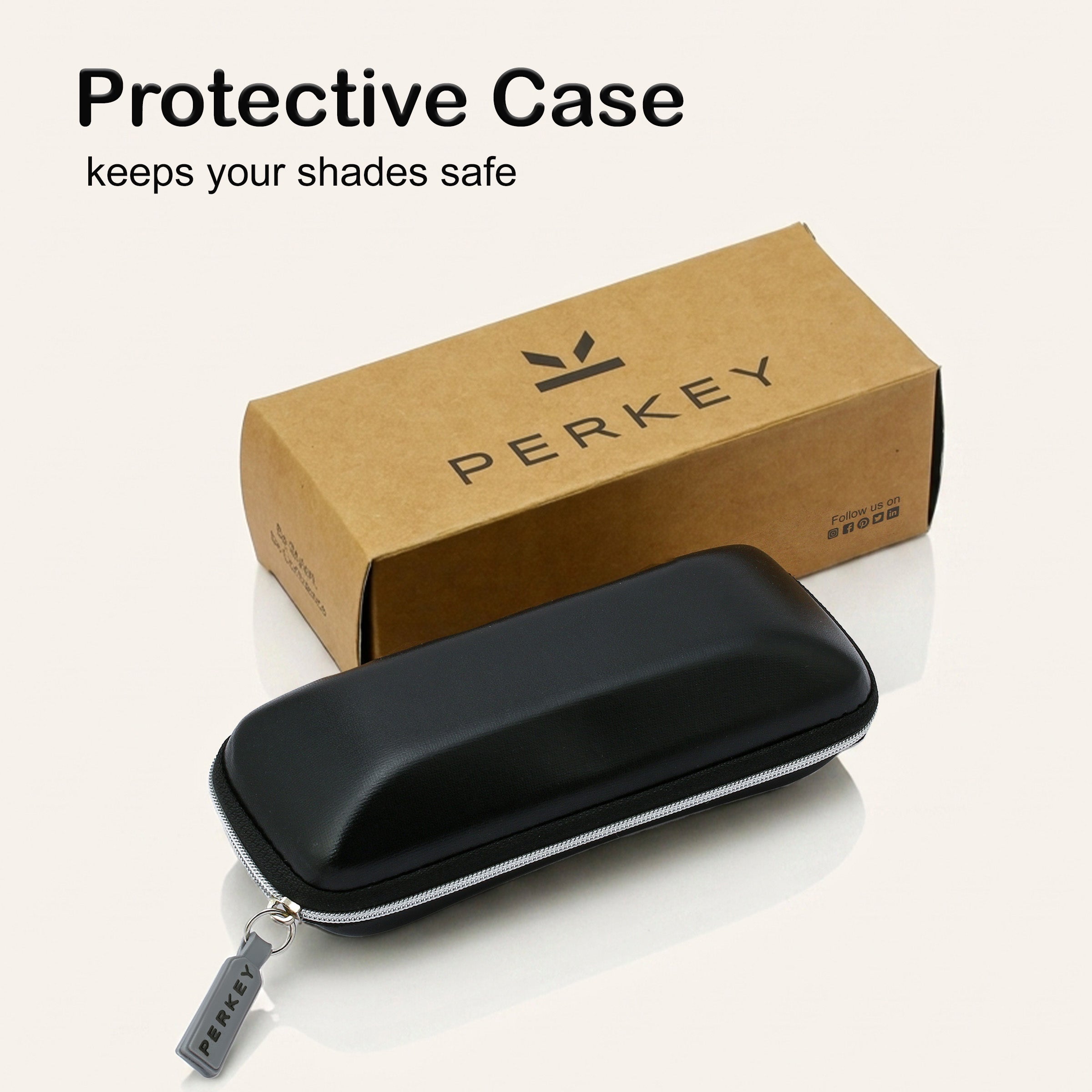 PERKEY UV Protected Stylish Oversized Shades For Women Girls - PRKY0015-C3