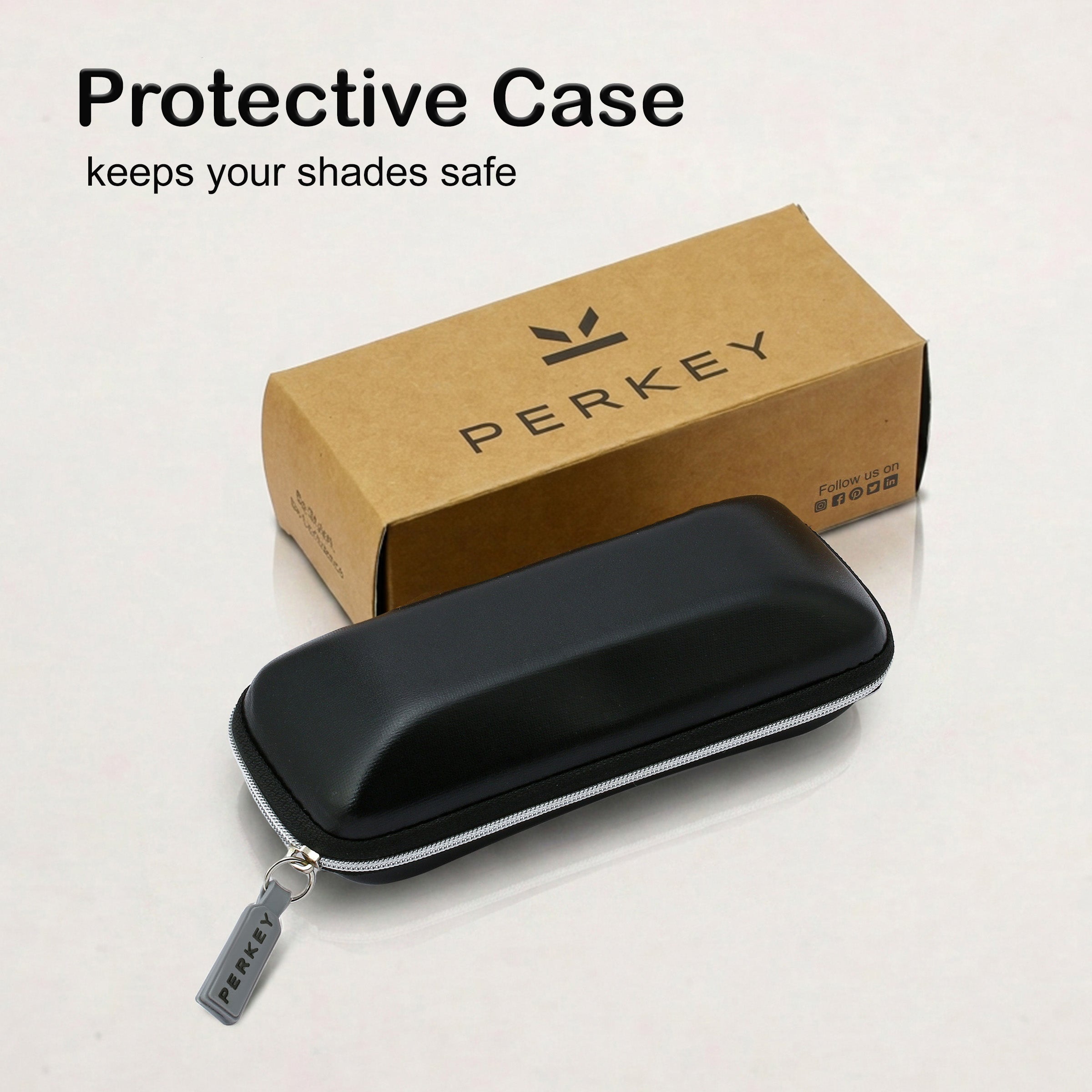 Perkey Oval UV Protection Sunglasses For Men & Women Stylish – PRKY0022-C1