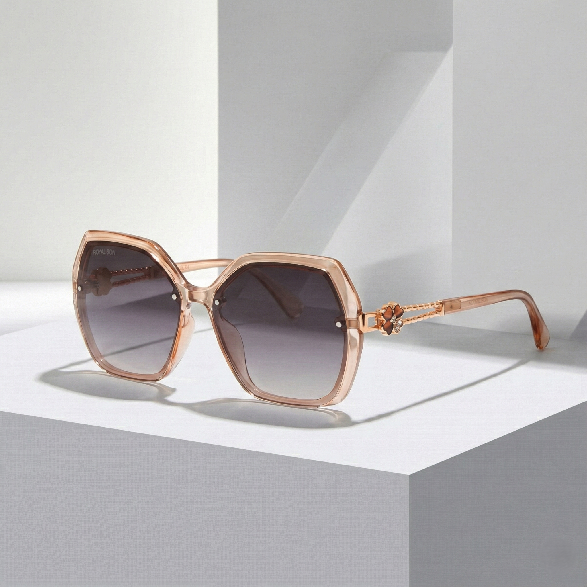 Royal Son Oversized Butterfly UV Protected Women Sunglasses - CHIWM00115-C4