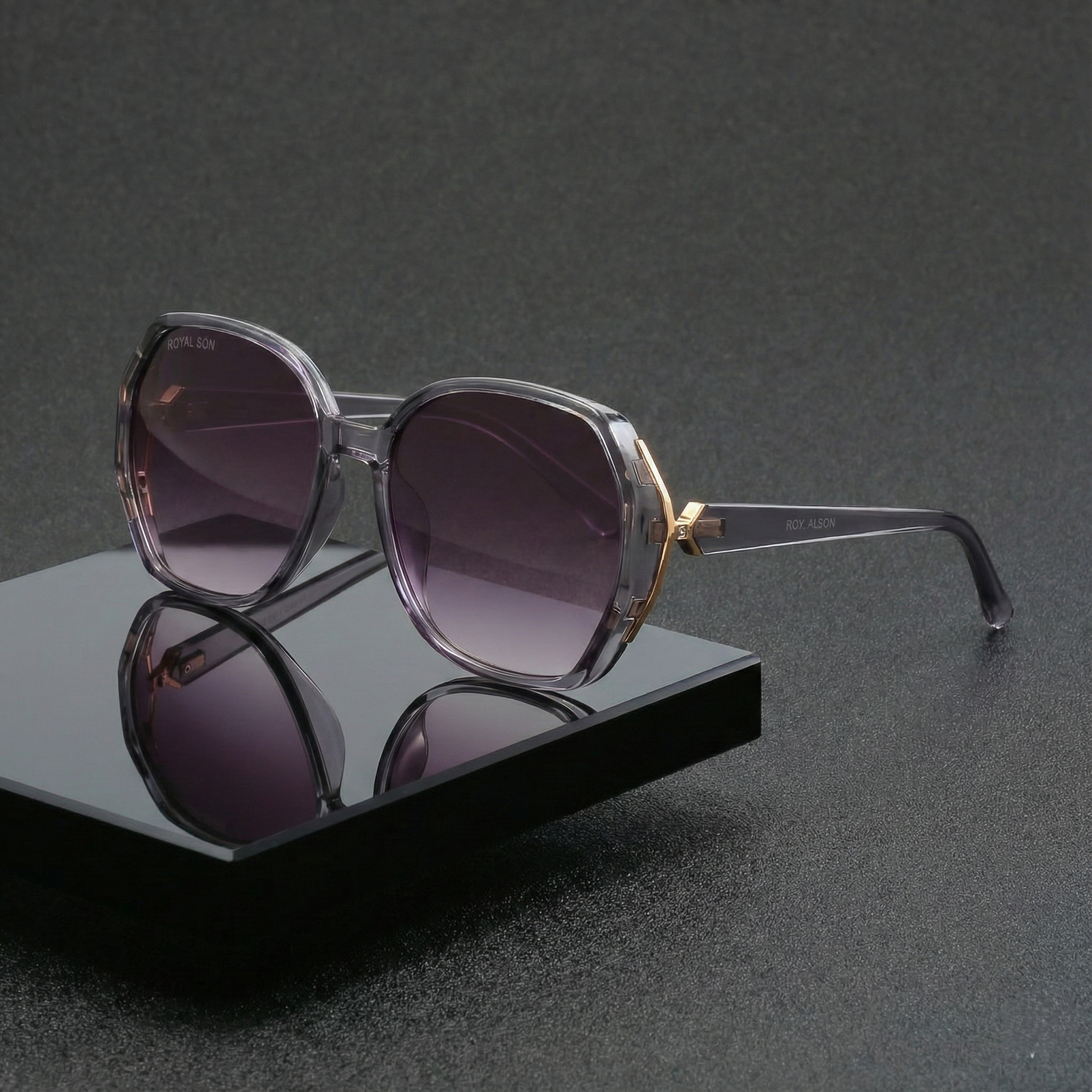 Royal Son Oversized Butterfly UV Protected Women Sunglasses - CHIWM00114-C2