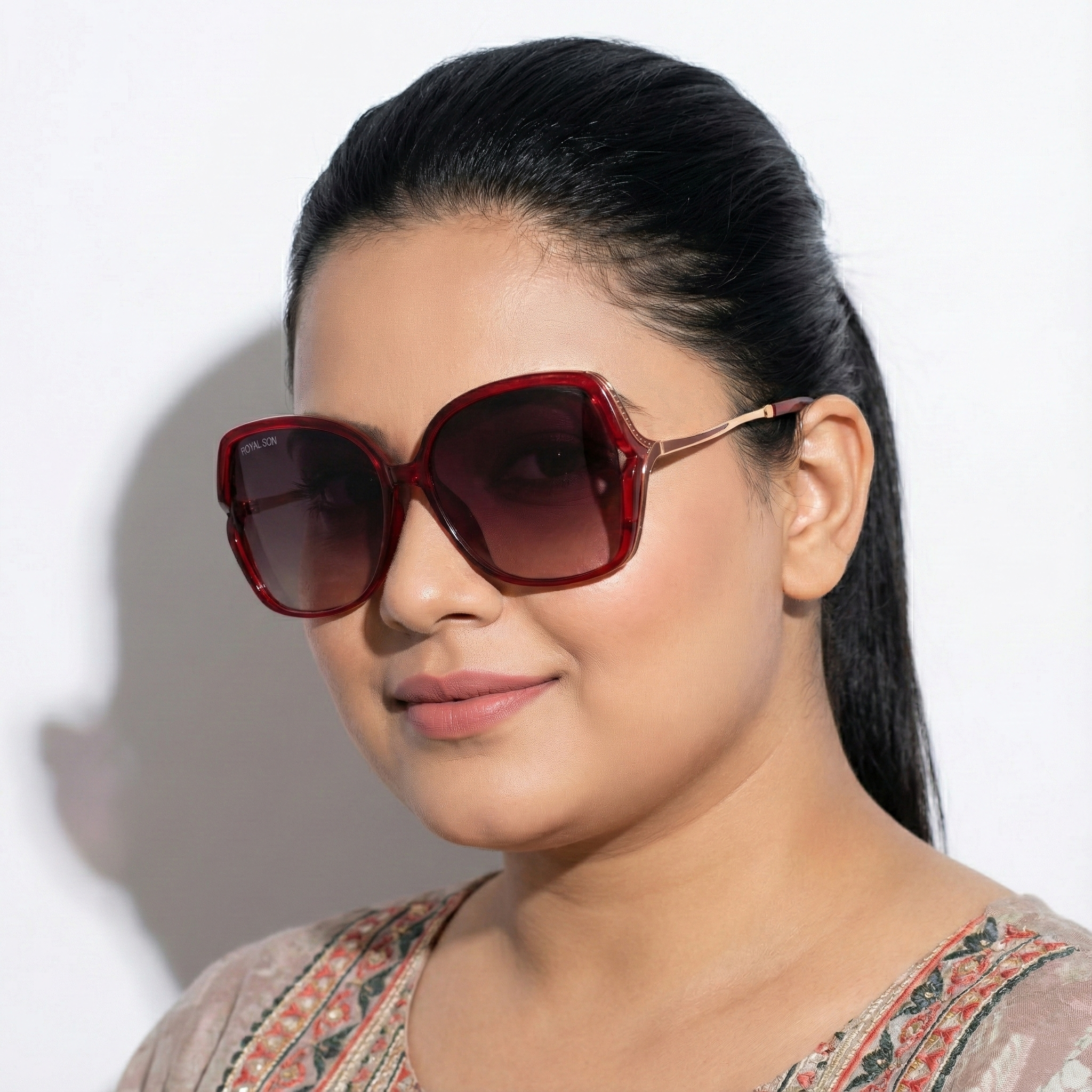 Royal Son Oversized Butterfly UV Protected Women Sunglasses - CHIWM00113-C5