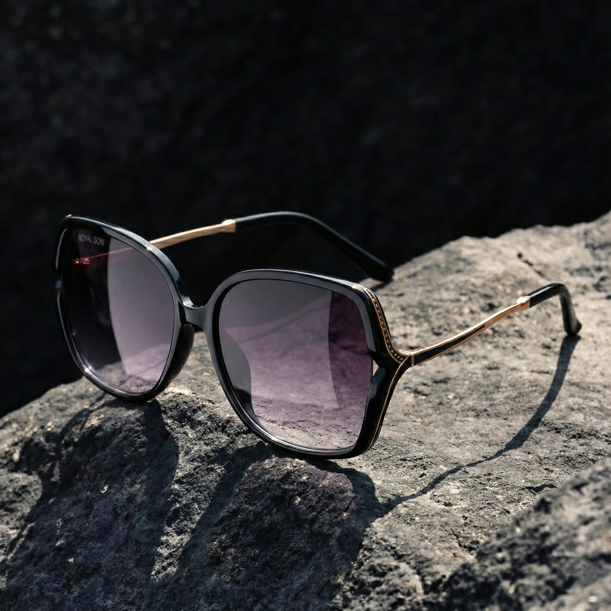 Royal Son Oversized Butterfly UV Protected Women Sunglasses - CHIWM00113-C1