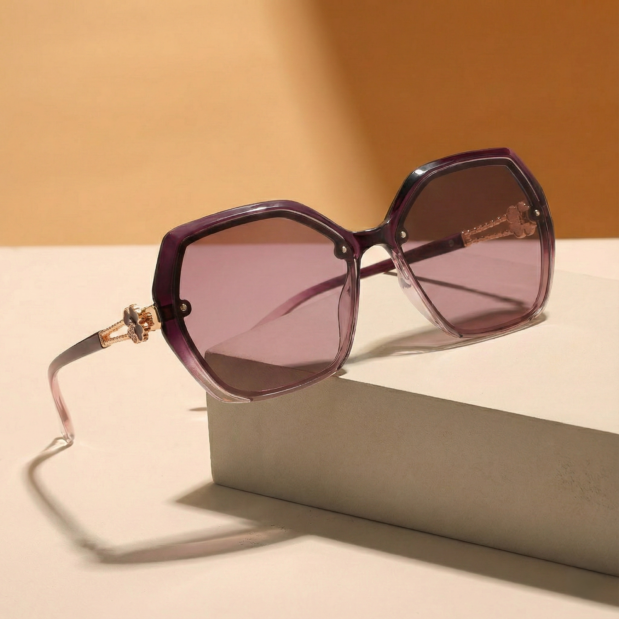 Royal Son Oversized Butterfly UV Protected Women Sunglasses - CHIWM00115-C5