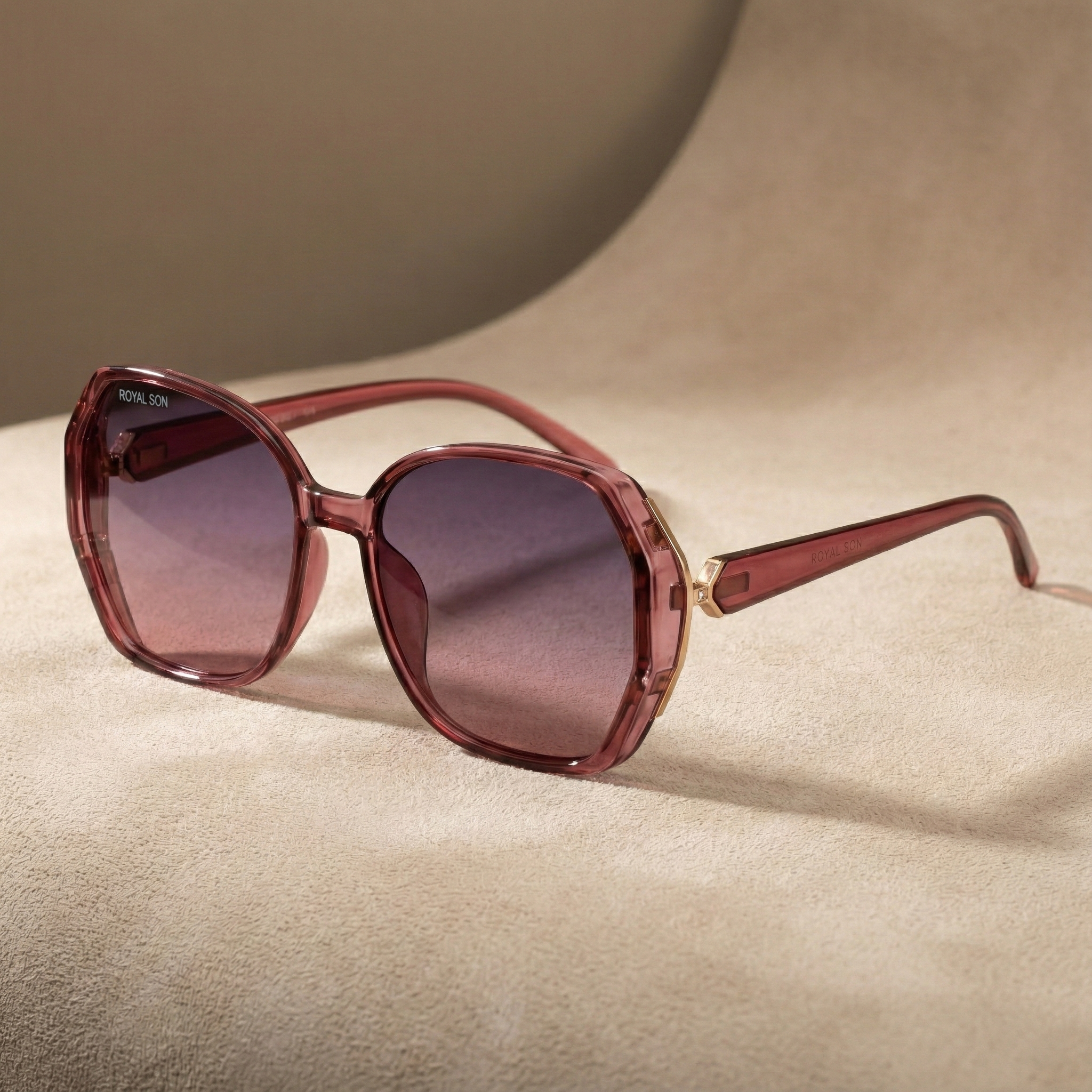 Royal Son Oversized Butterfly UV Protected Women Sunglasses - CHIWM00114-C4