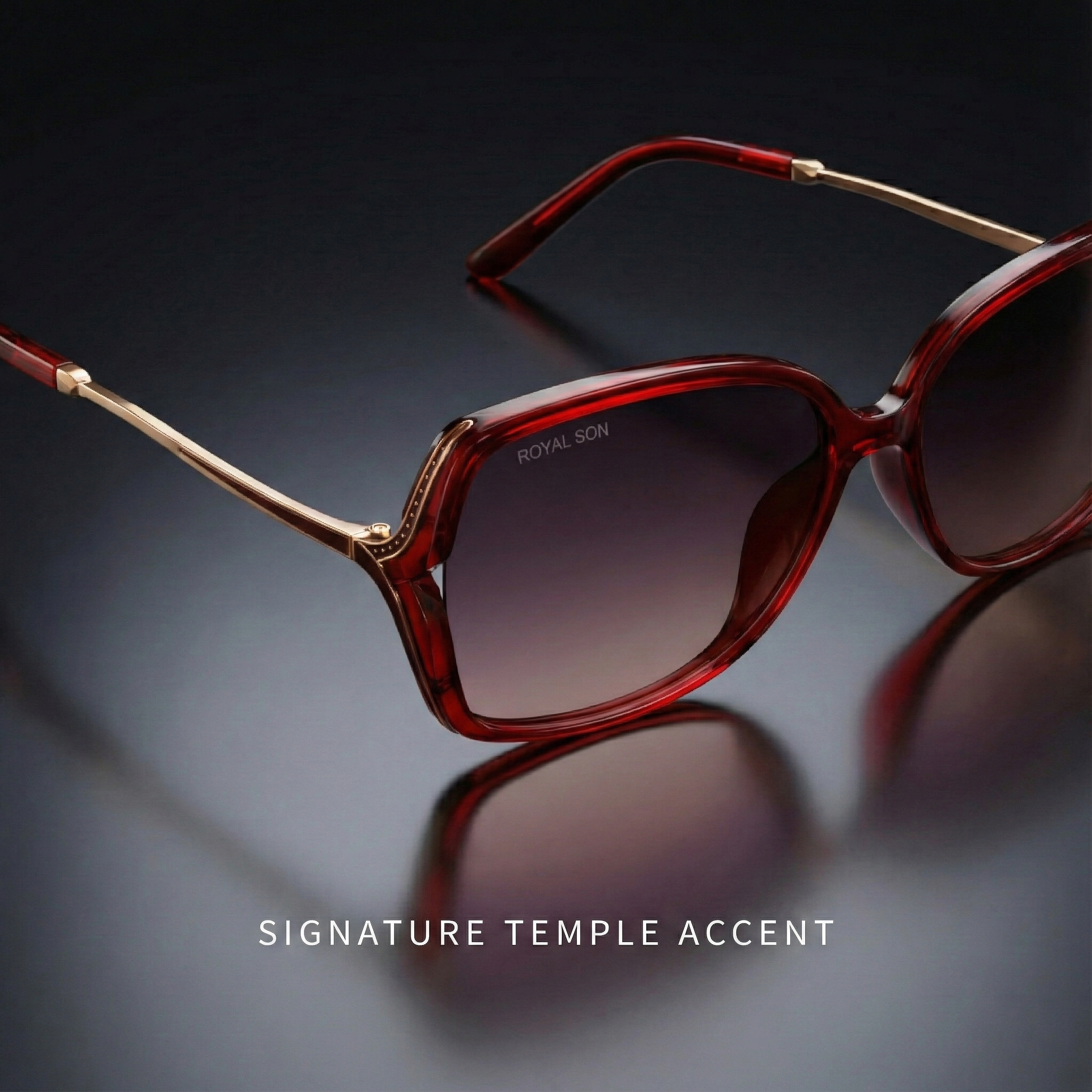 Royal Son Oversized Butterfly UV Protected Women Sunglasses - CHIWM00113-C5