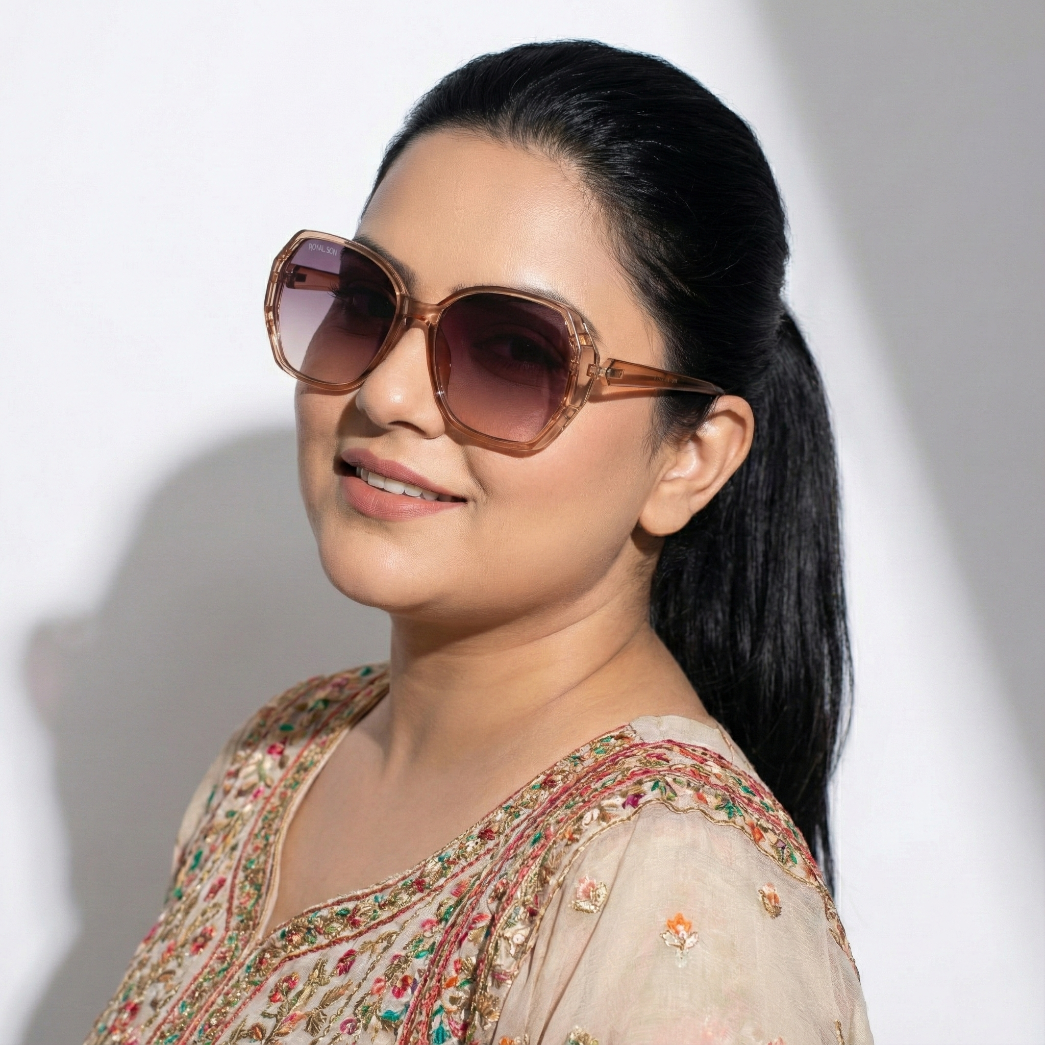 Royal Son Oversized Butterfly UV Protected Women Sunglasses - CHIWM00114-C3