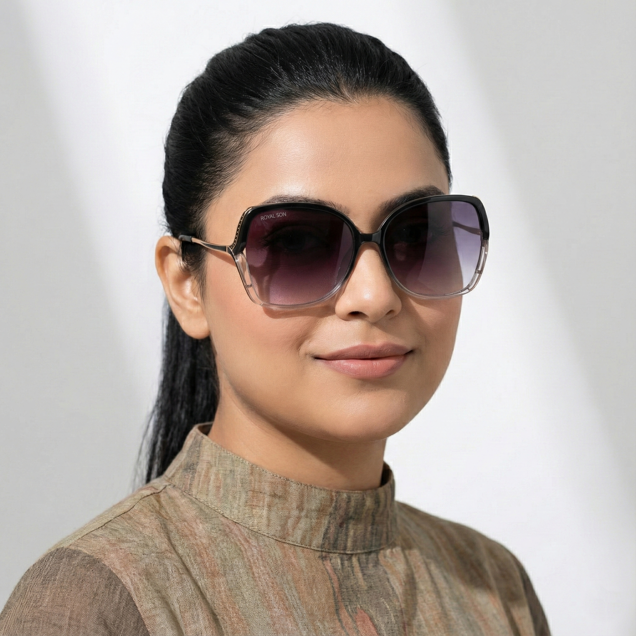 Royal Son Oversized Butterfly UV Protected Women Sunglasses - CHIWM00113-C2