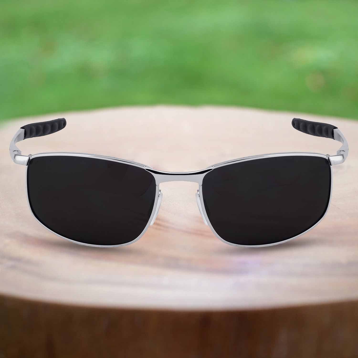 Royal Son Wrap-Around Polarized Men Sunglasses - CHI0083-C1