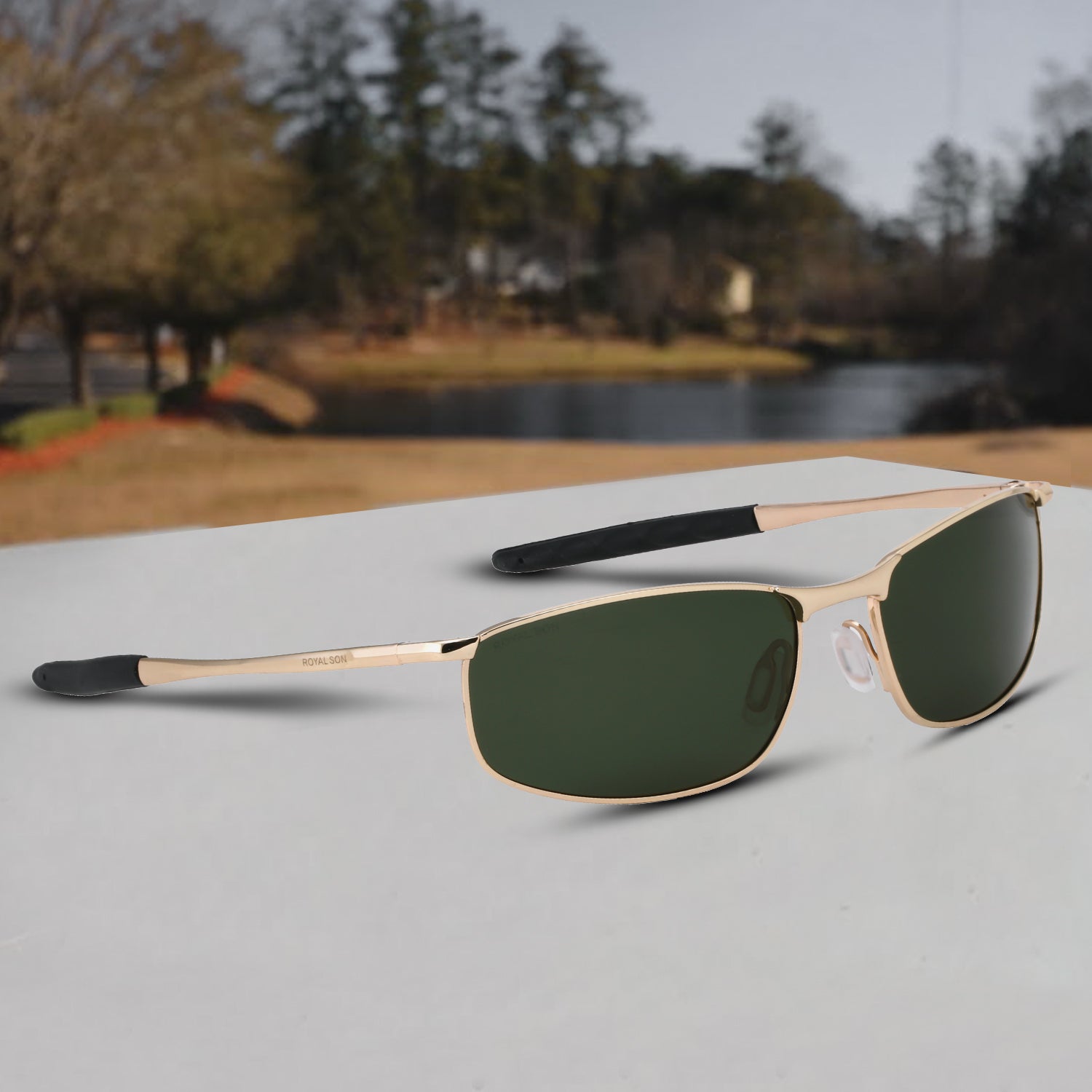 Royal Son Wrap-Around Polarized Men Sunglasses - CHI0083-C3