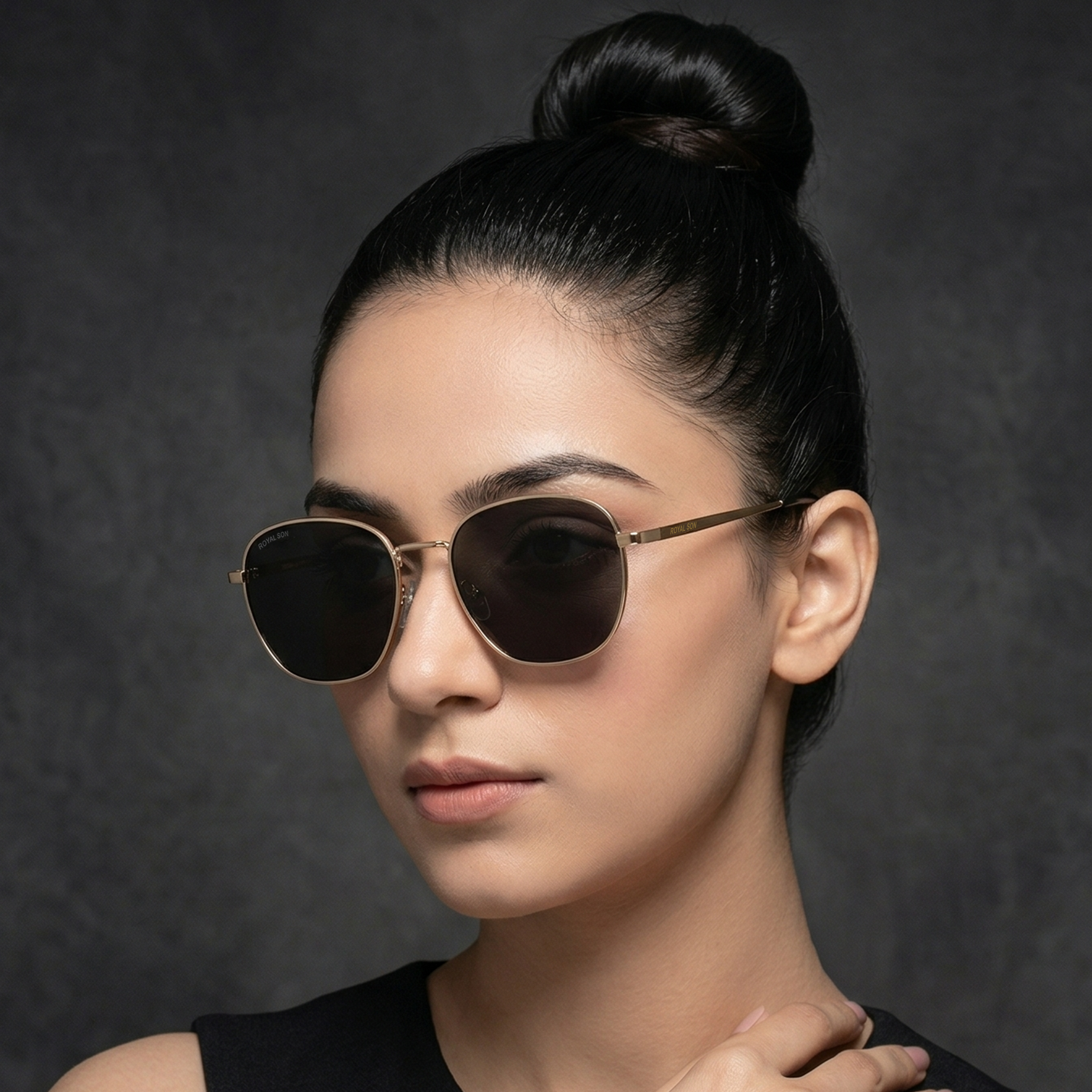 Royal Son Cooling UV Protection Square Sunglasses for Men & Women - SG-RS4040-C3
