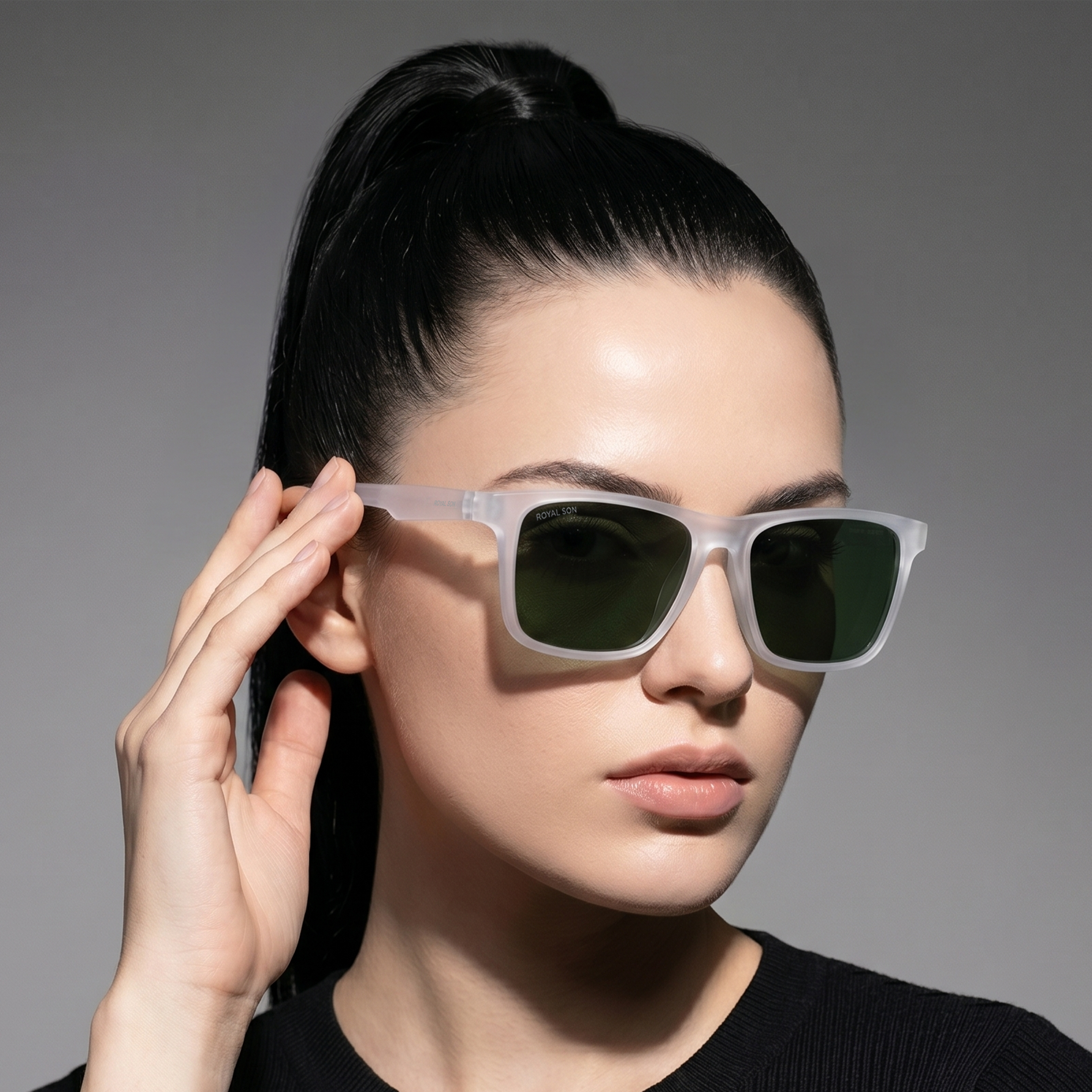 Royal Son Green Cooling Polarized Sunglasses For Women - SG-RS1010-C4
