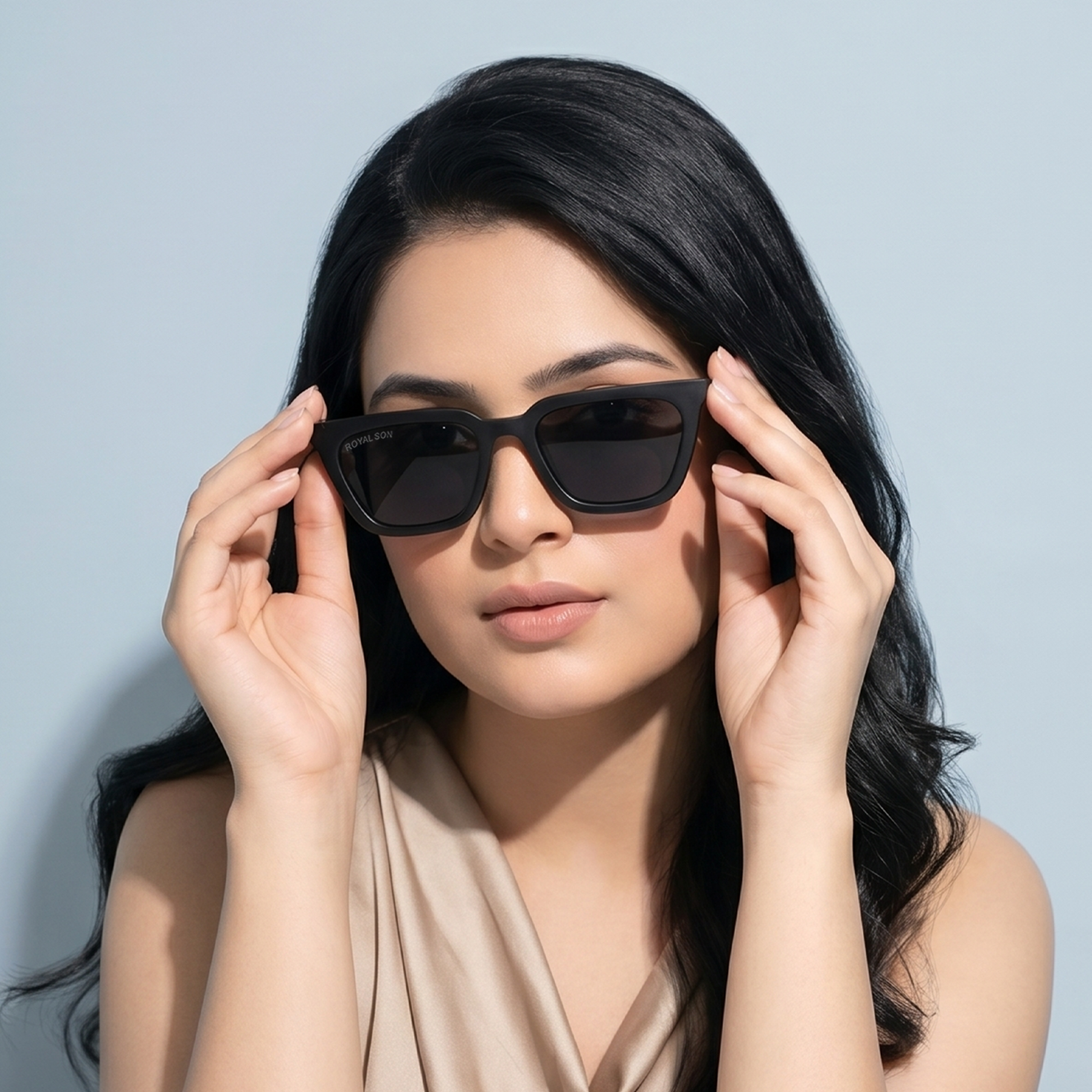 Royal Son Square UV Protection Men Women Sunglasses - CHI00126-C4