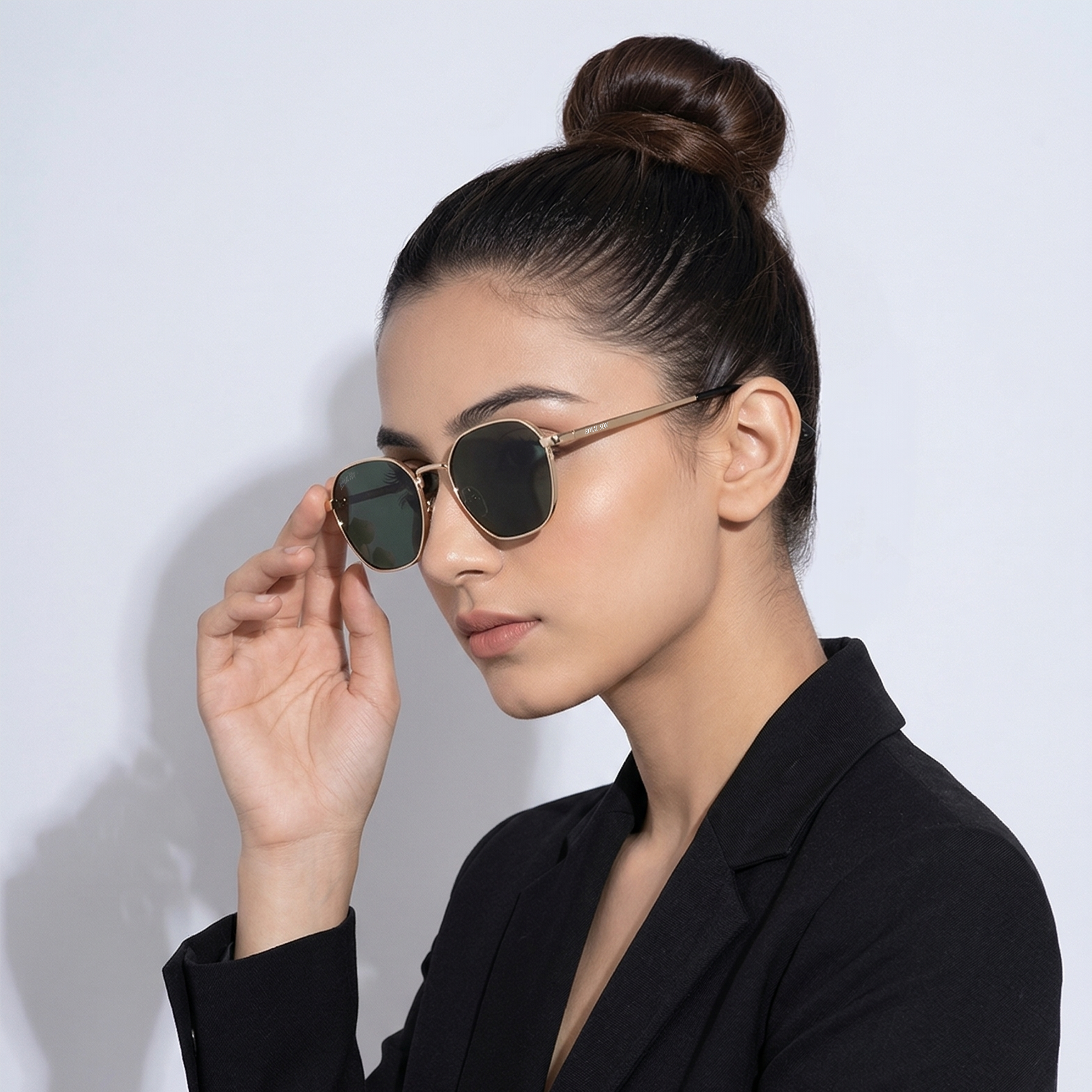 ROYAL SON Full Rim Polarized Sunglasses with UV Protection For Men and Women - SG-RS6060-C4