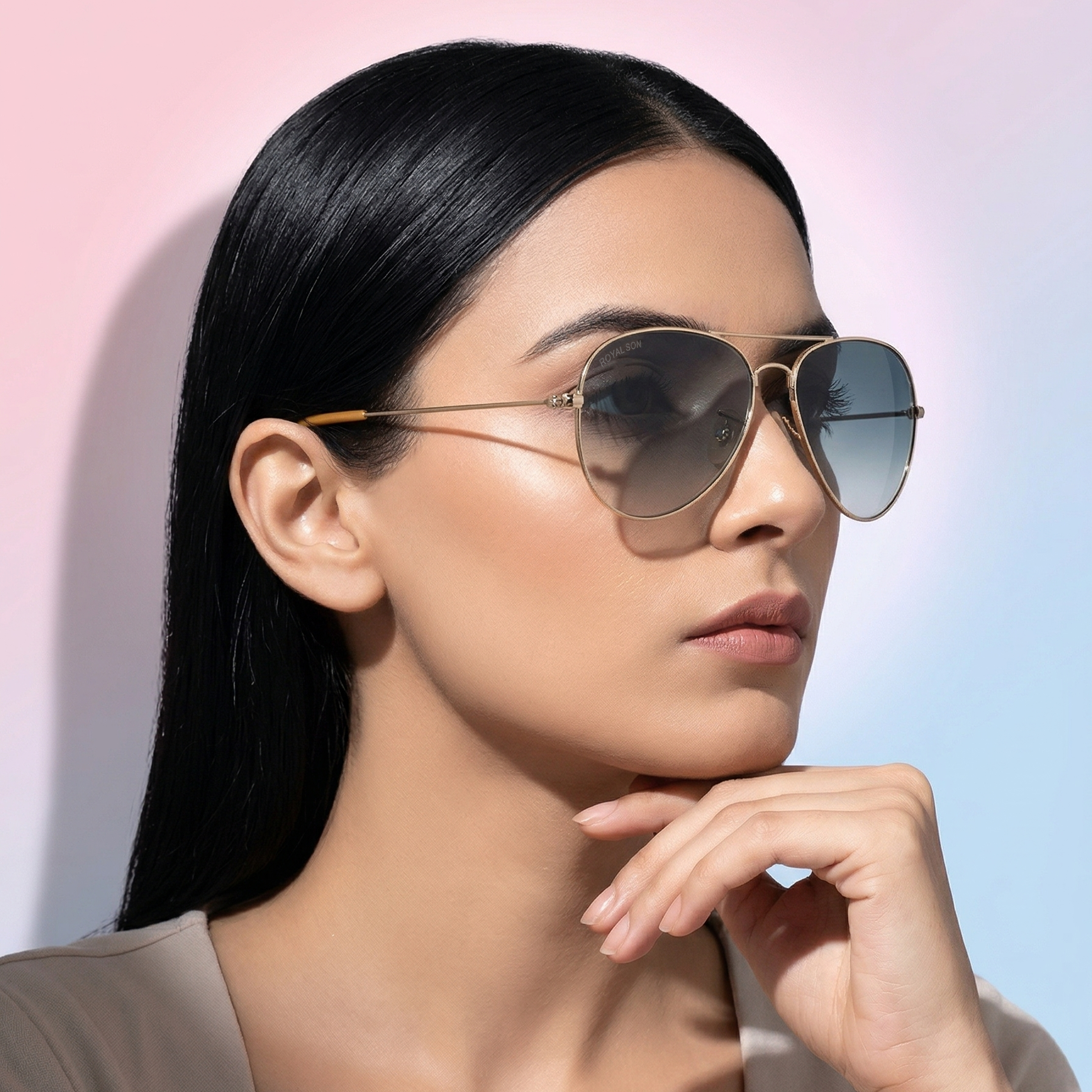Royal Son Gradient UV Protection Sunglasses for Men & Women - SG-RS7070-C5
