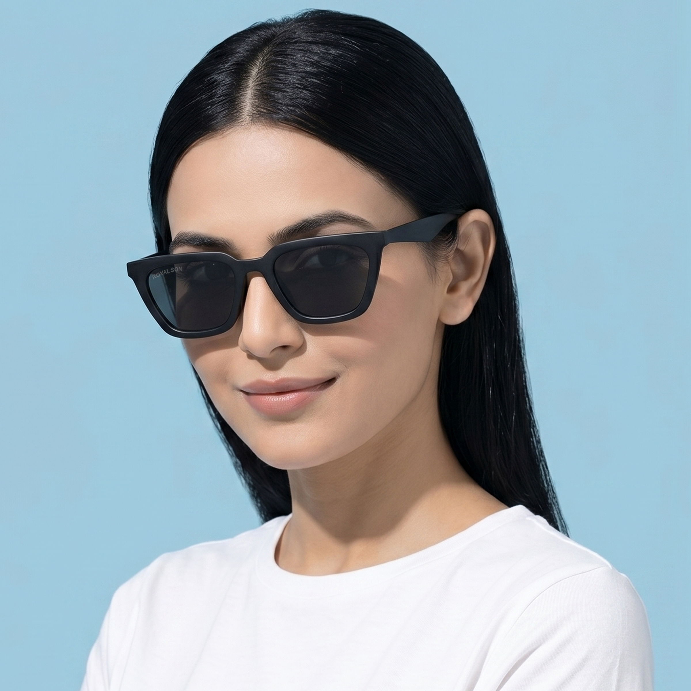 Royal Son Square UV Protection Men Women Sunglasses - CHI00126-C4