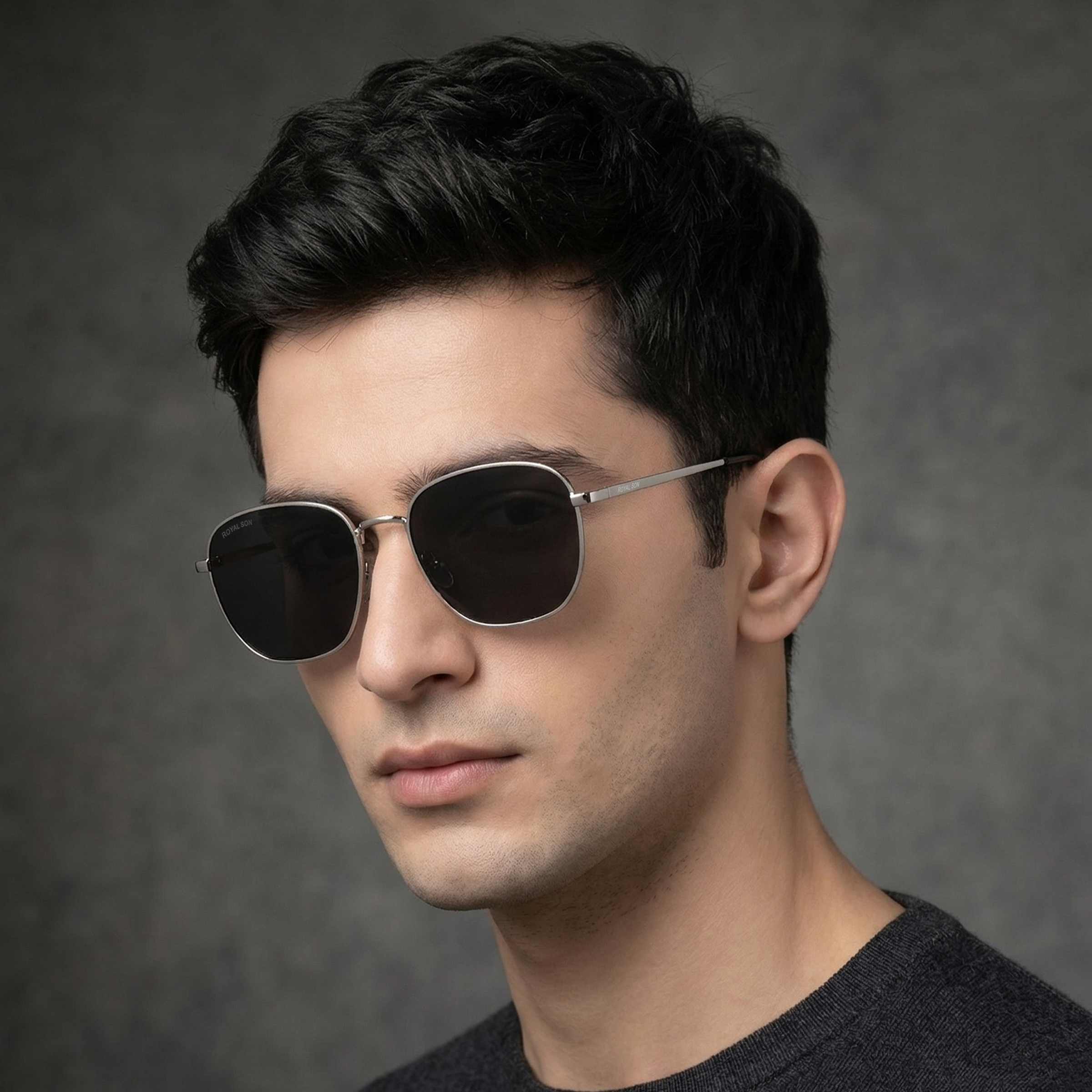 Royal Son Stylish UV Protection Square Sunglasses for Men & Women - SG-RS4040-C2