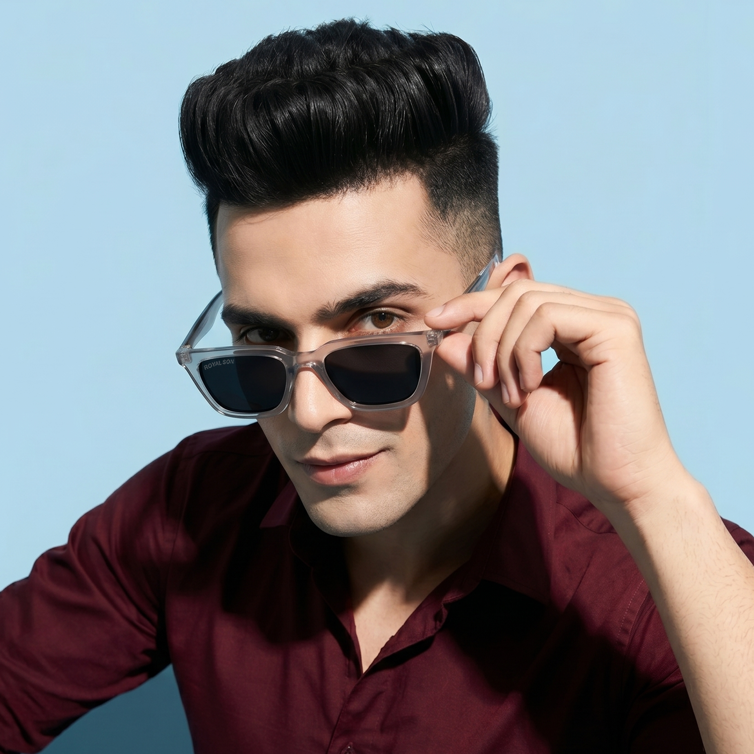 Royal Son Square UV Protection Men Women Sunglasses - CHI00126-C6