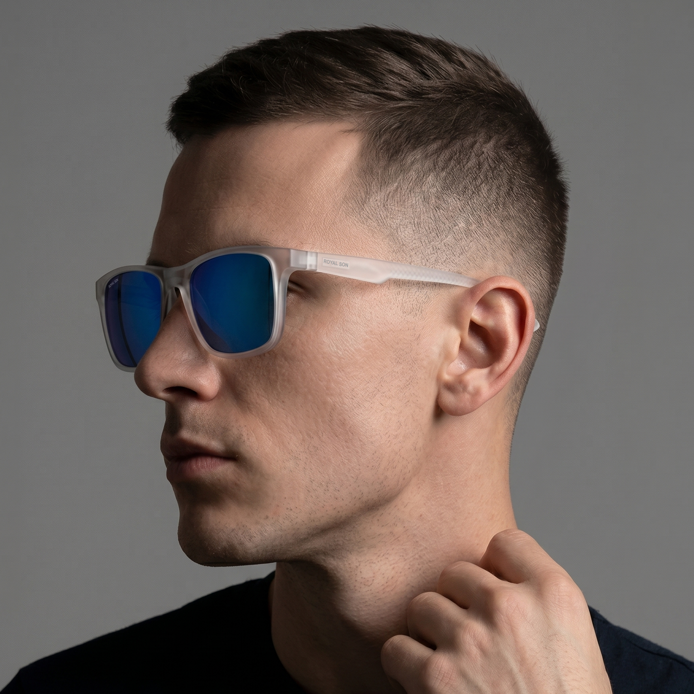 Royal Son Mirrored Polarized Sports Sunglasses For Men - SG-RS1010-C5
