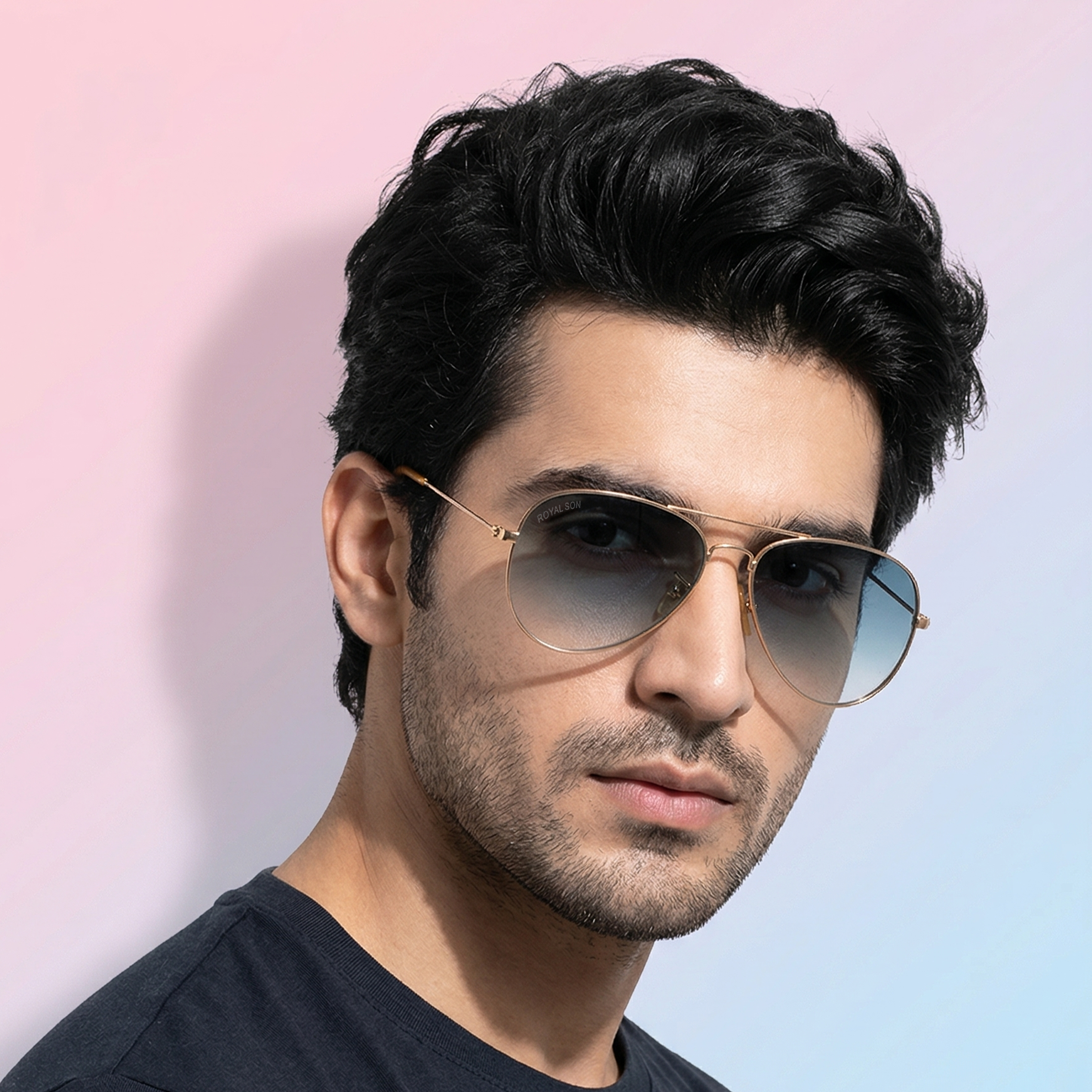 Royal Son Gradient UV Protection Sunglasses for Men & Women - SG-RS7070-C5