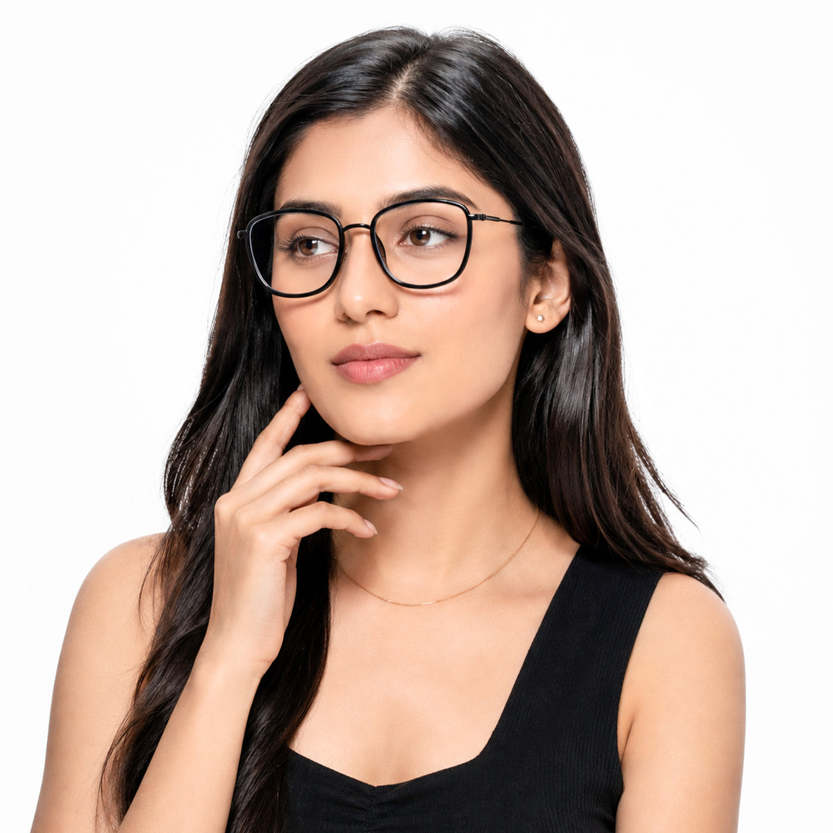 Royal Son Square Blue Ray Cut Men Women Eye Glasses - SF0015-C1