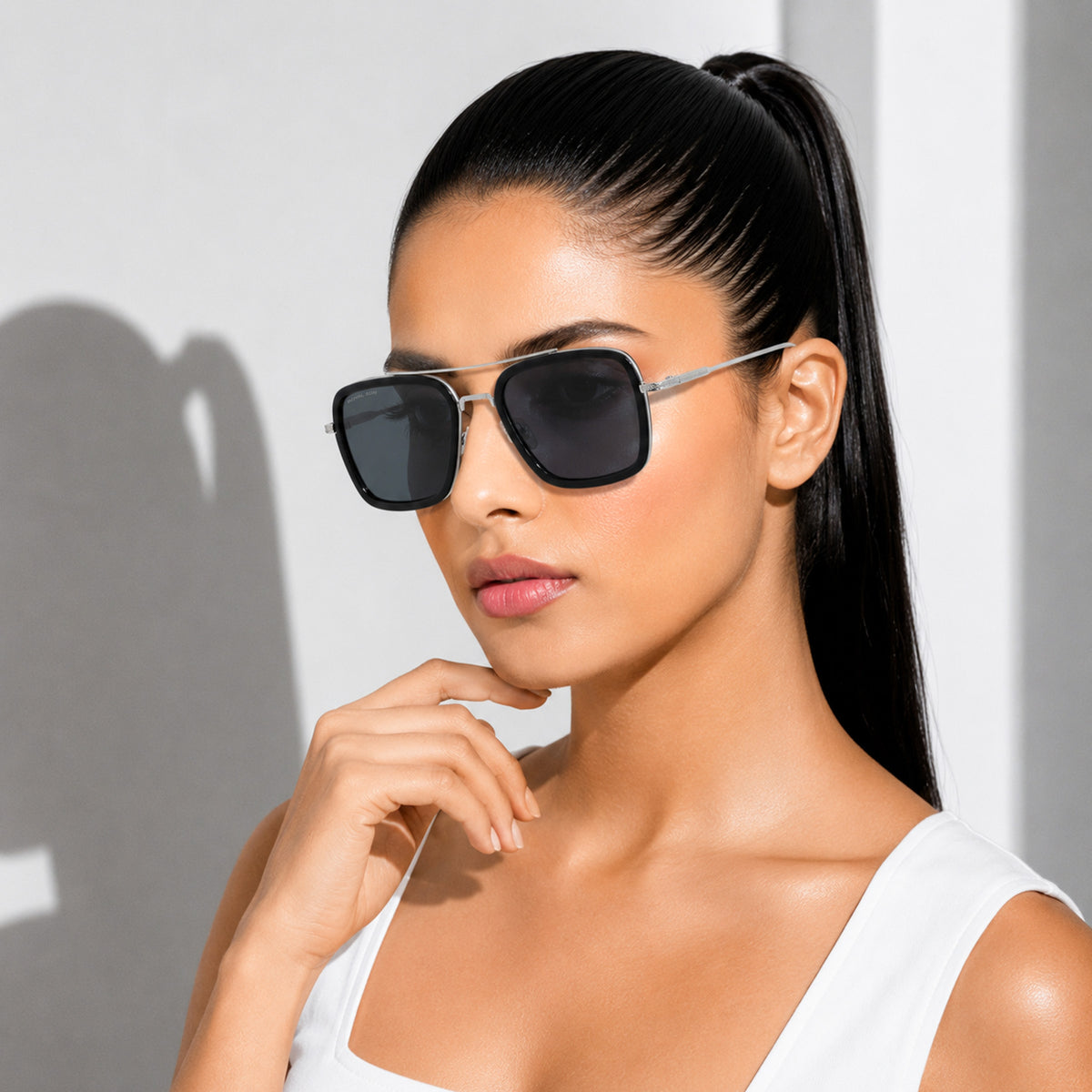 Royal Son Square UV Protected Men Women Sunglasses - CHI0071