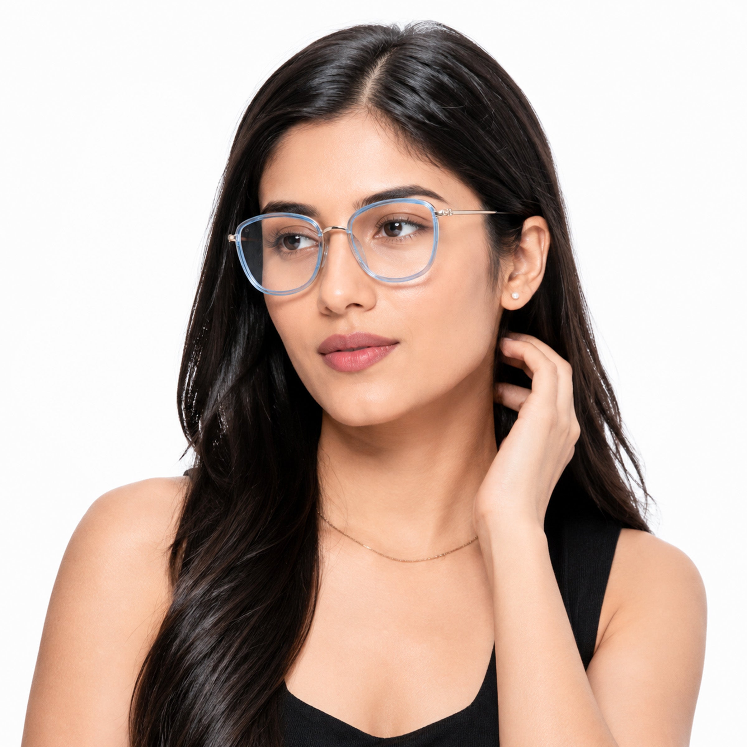 Royal Son Square Blue Ray Cut Men Women Eye Glasses - SF0015-C2