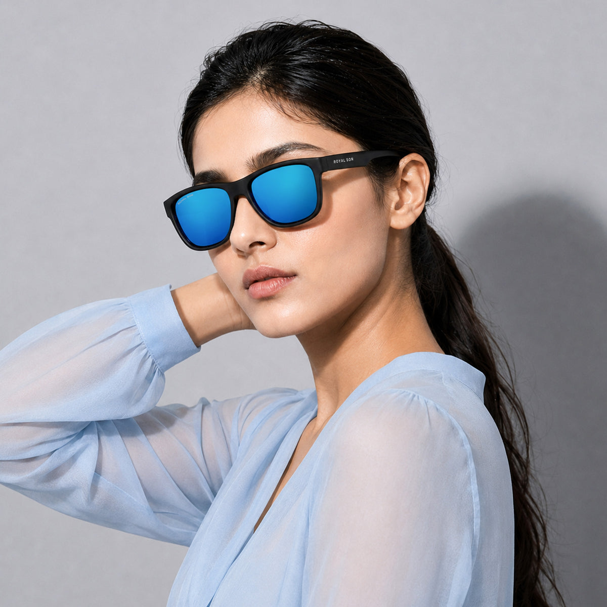 Royal Son Sports Black Polarized Sunglasses Men Women- CHI00173-C3