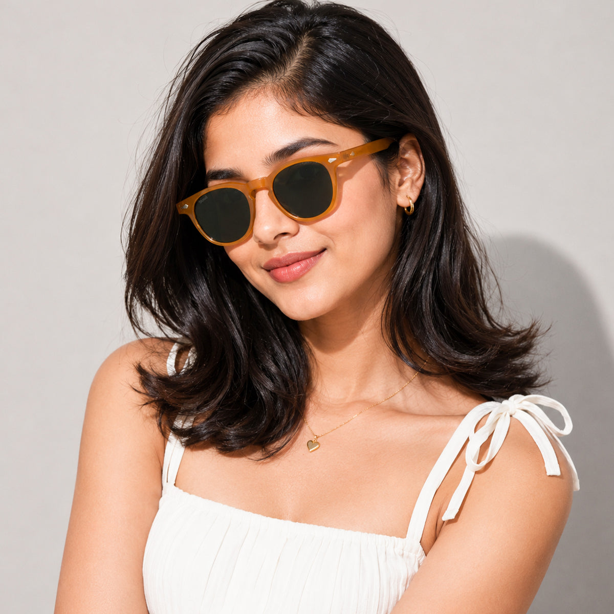 Stood Round Green UV Protection Goggles For Men & Women Sunglasses – SG-STD0026-C2