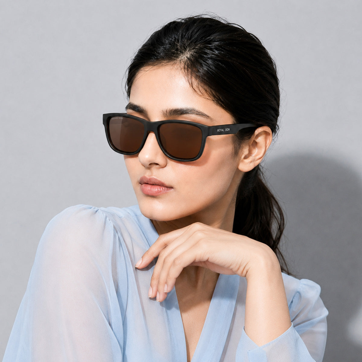 Royal Son Sports Black Polarized Sunglasses Men Women- CHI00173-C2