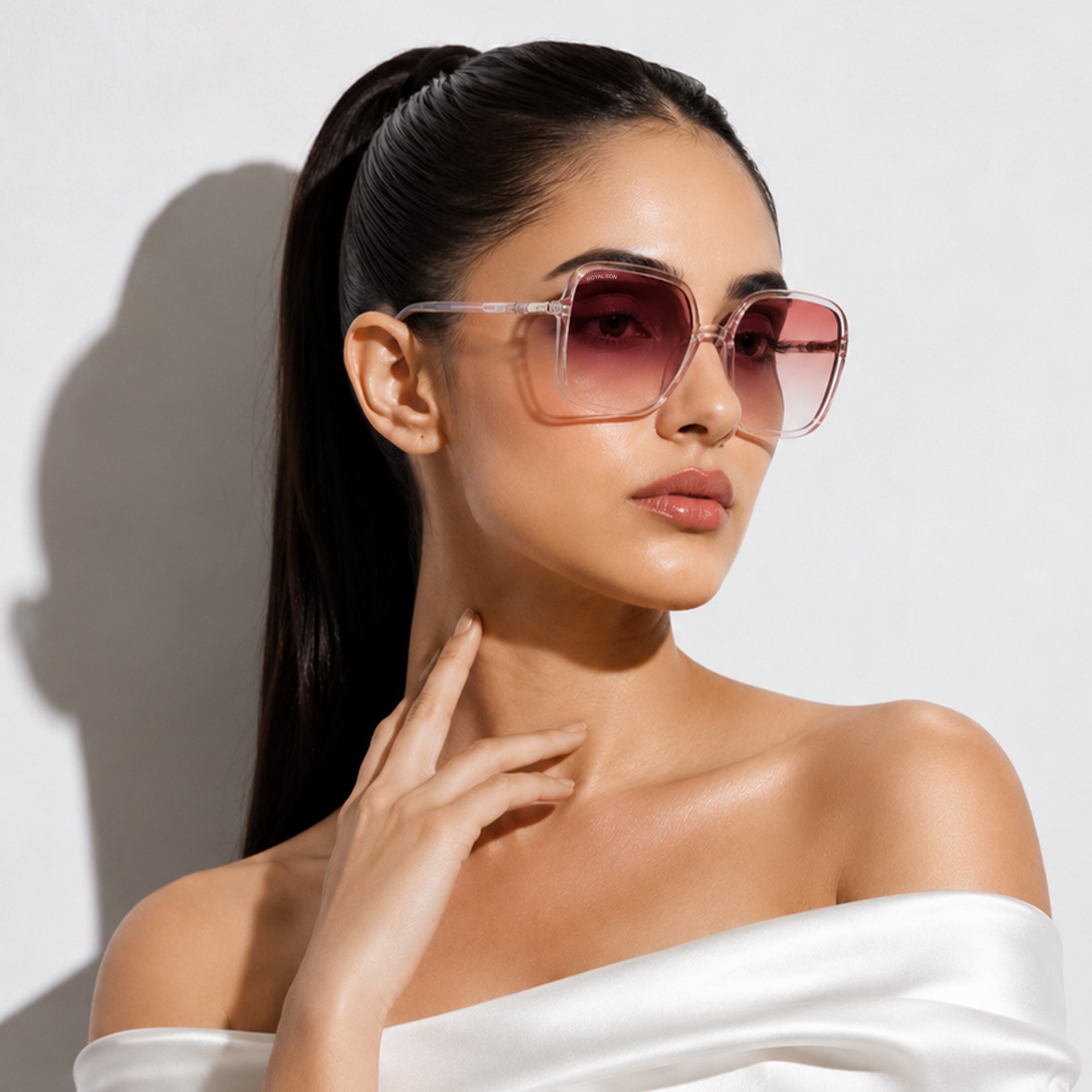 Royal Son Oversized Square UV Protected Women Sunglasses - CHI0096-C3