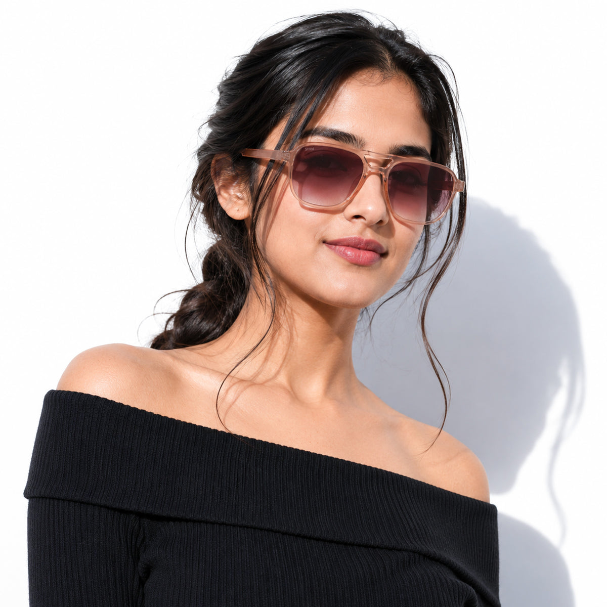 Stood Retro Square Brown UV Protection Goggles For Men & Women Sunglasses – SG-STD0017-C3