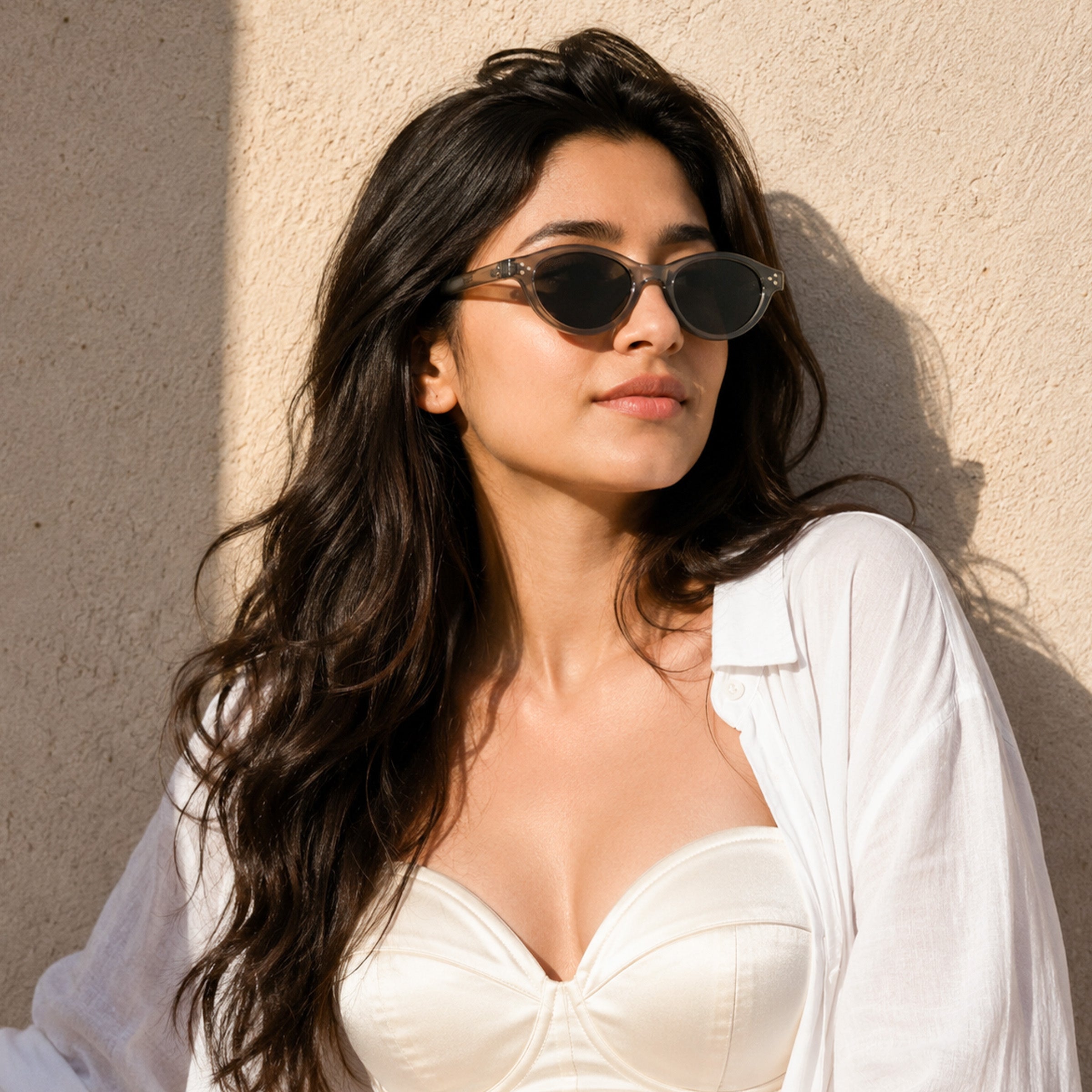 Stood Narrow Oval Black UV Protection Chashma For Men & Women New Style – SG-STD0015-C2
