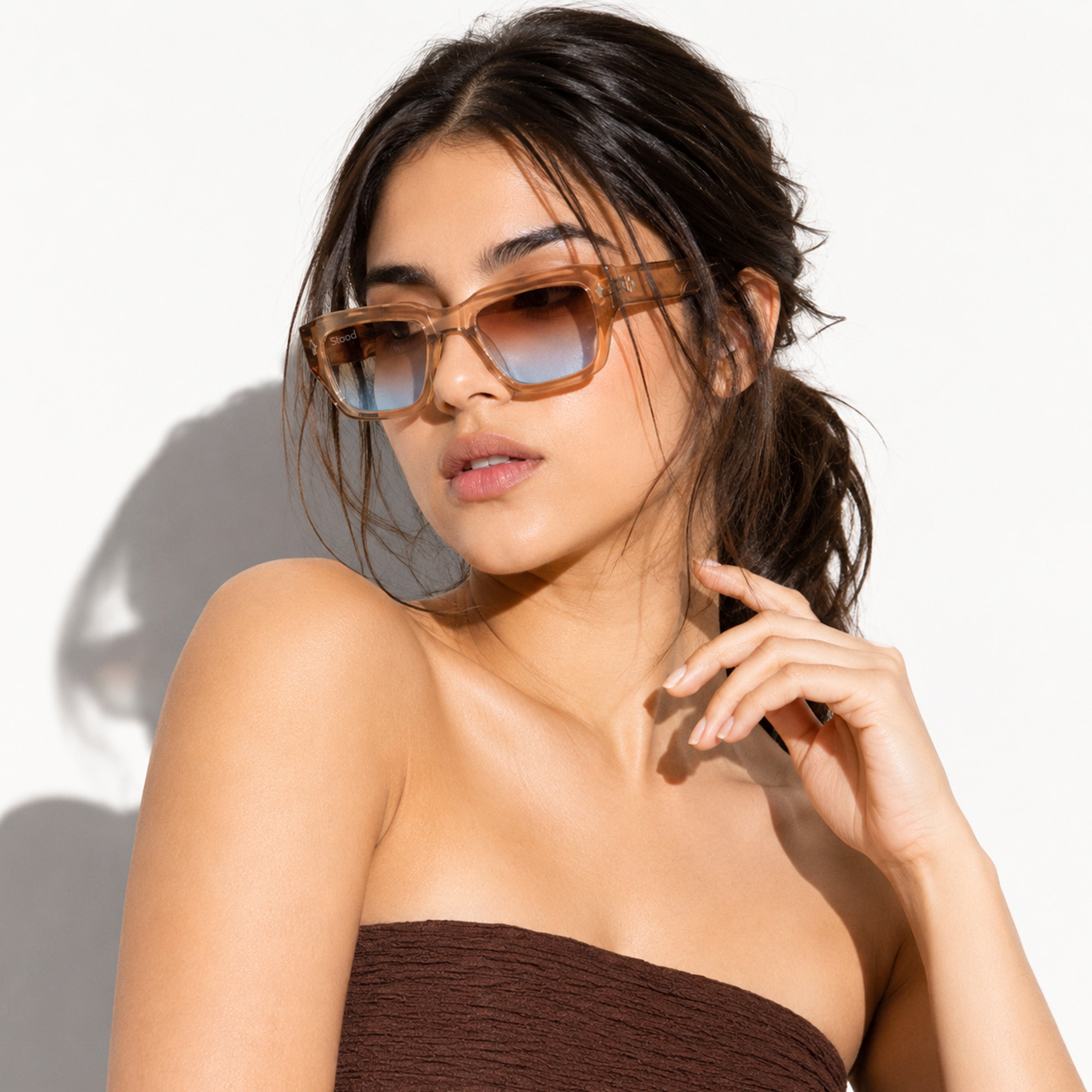 Stood Clear Rectangle UV Protected Sunglasses For Men & Women - SG-STD0037-C3