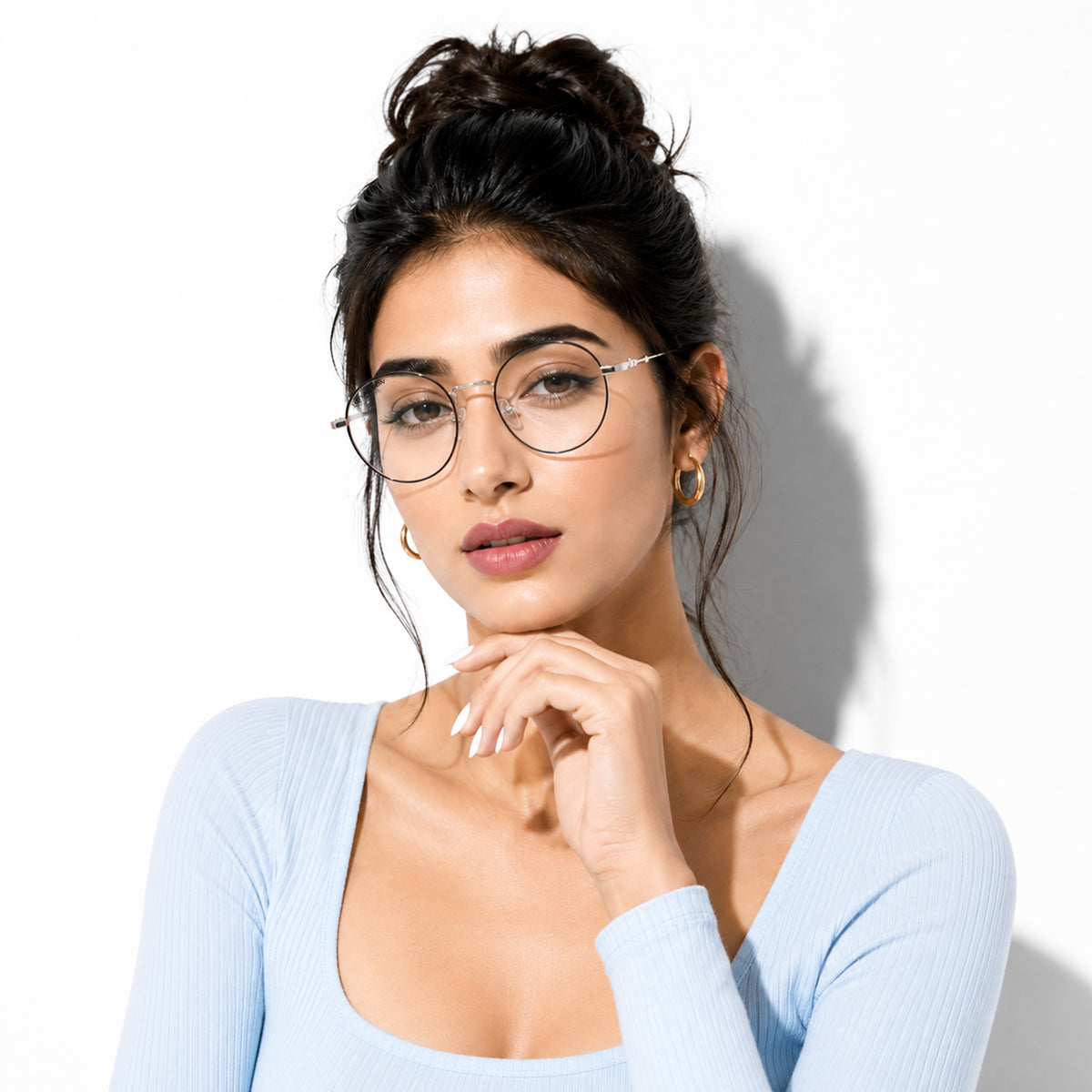 Royal Son Round Men Women Eye Glasses - SF001-C1