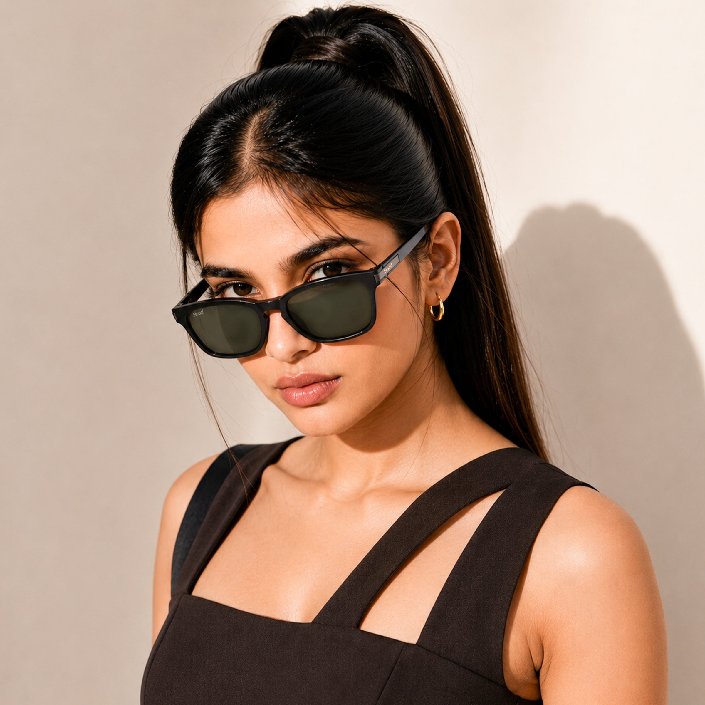 Stood Retro Square Polarized UV Protection Chashma For Men & Women New Style – SG-STD0019-C2