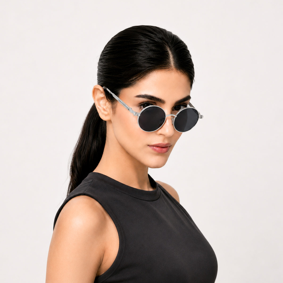 Royal Son Round Polarized Men Women Sunglasses - CHI0084-C1