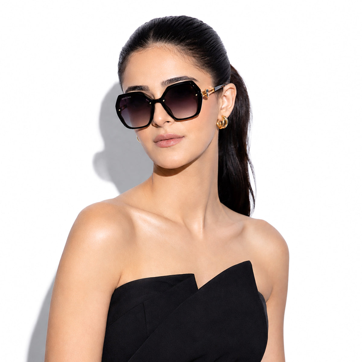 Royal Son Oversized Butterfly UV Protected Women Sunglasses - CHIWM00115-C1