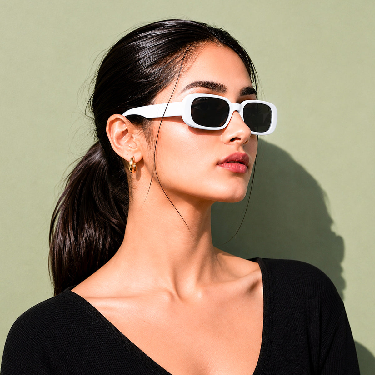 Royal Son Rectangular UV Protected Women Sunglasses - CHIWM00120-C3