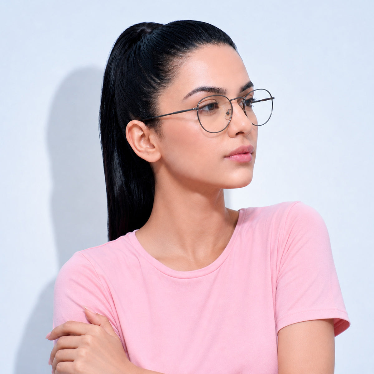 ROYAL SON Full Rim Round Spectacle Frame For Men and Women - RS007DP-SF