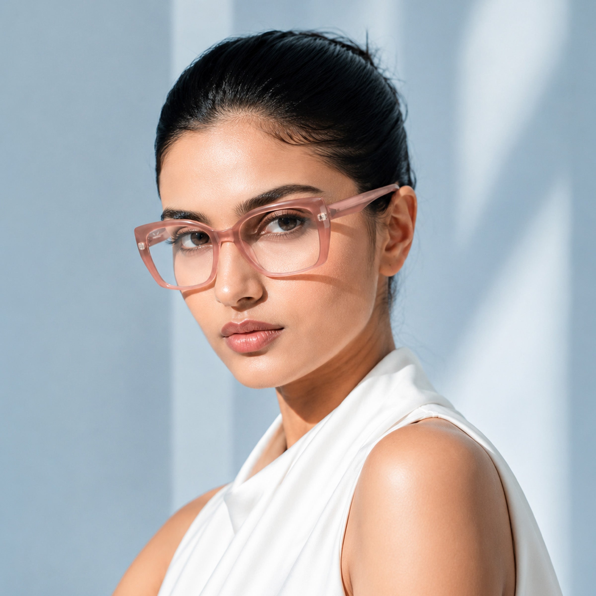 Perkey Square Eye Protection Anti Glare Computer Glasses For Women – OPTL0029-C1
