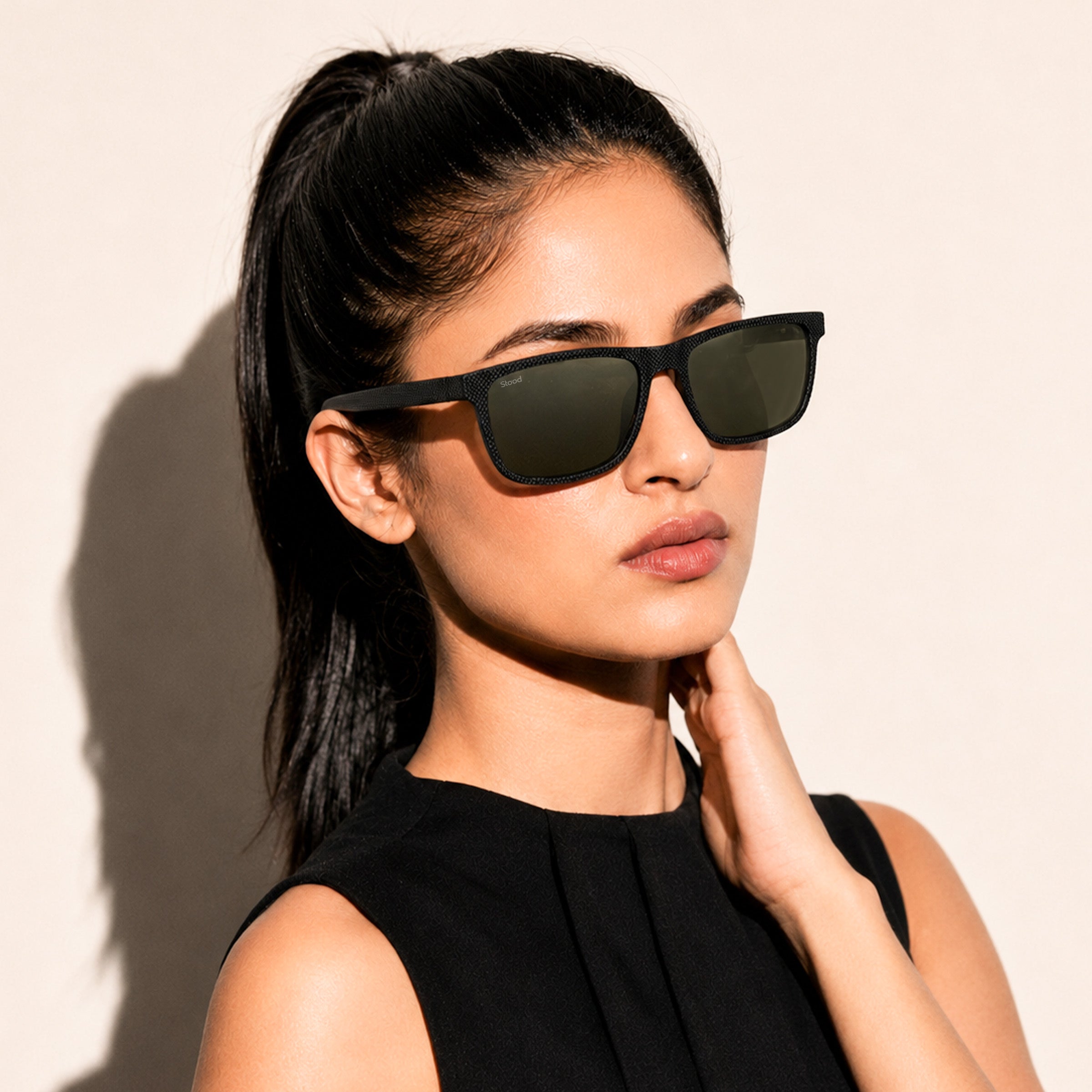 Stood Square Green Polarized UV Protection Chashma For Men & Women New Style – SG-STD0022-C2