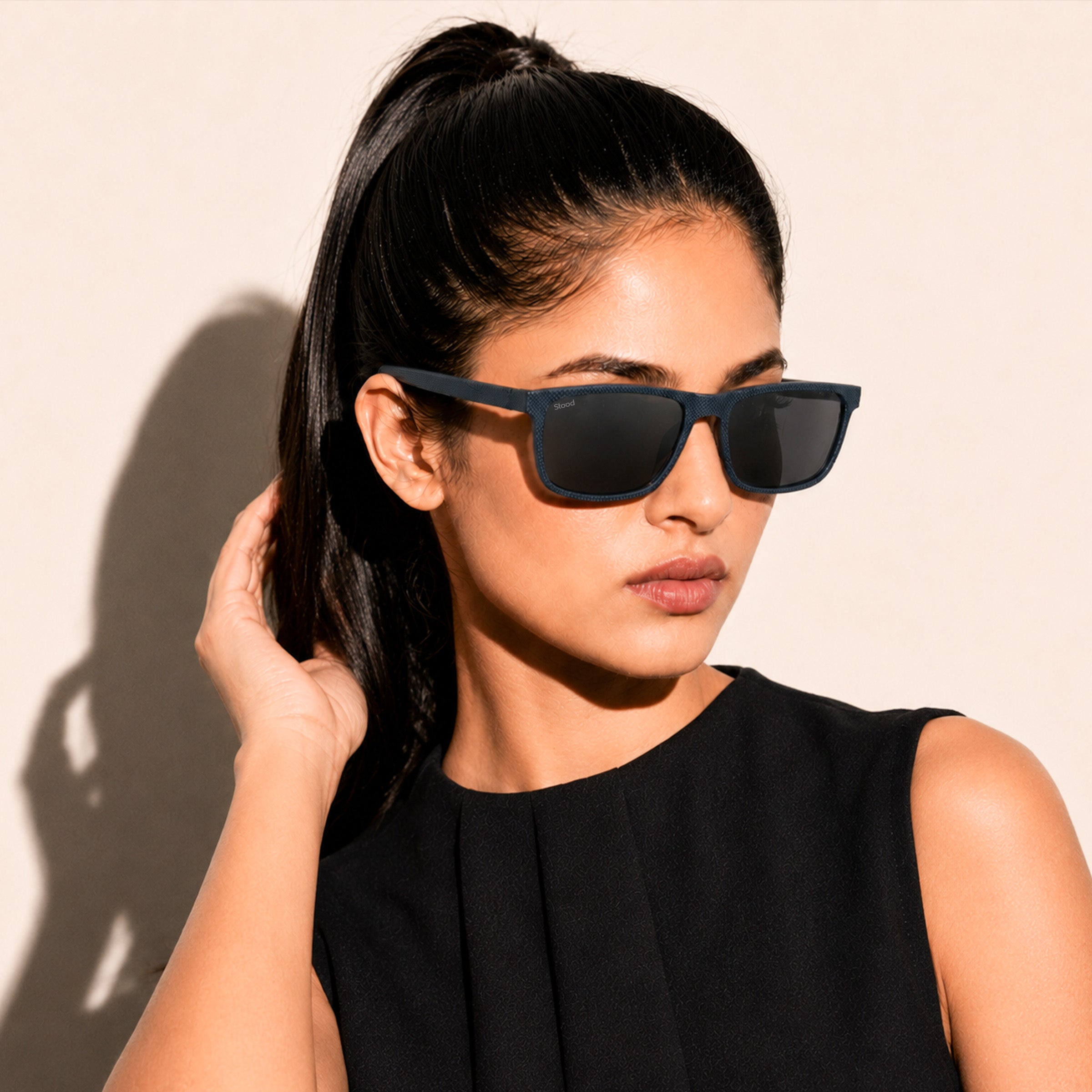 Stood Square Black Polarized UV Protection Sunglasses For Men & Women Stylish – SG-STD0022-C4