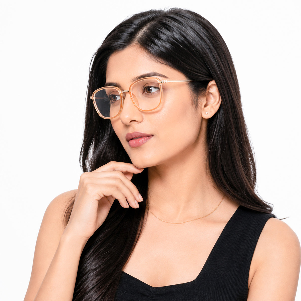 Royal Son Square Blue Ray Cut Men Women Eye Glasses - SF0015-C3