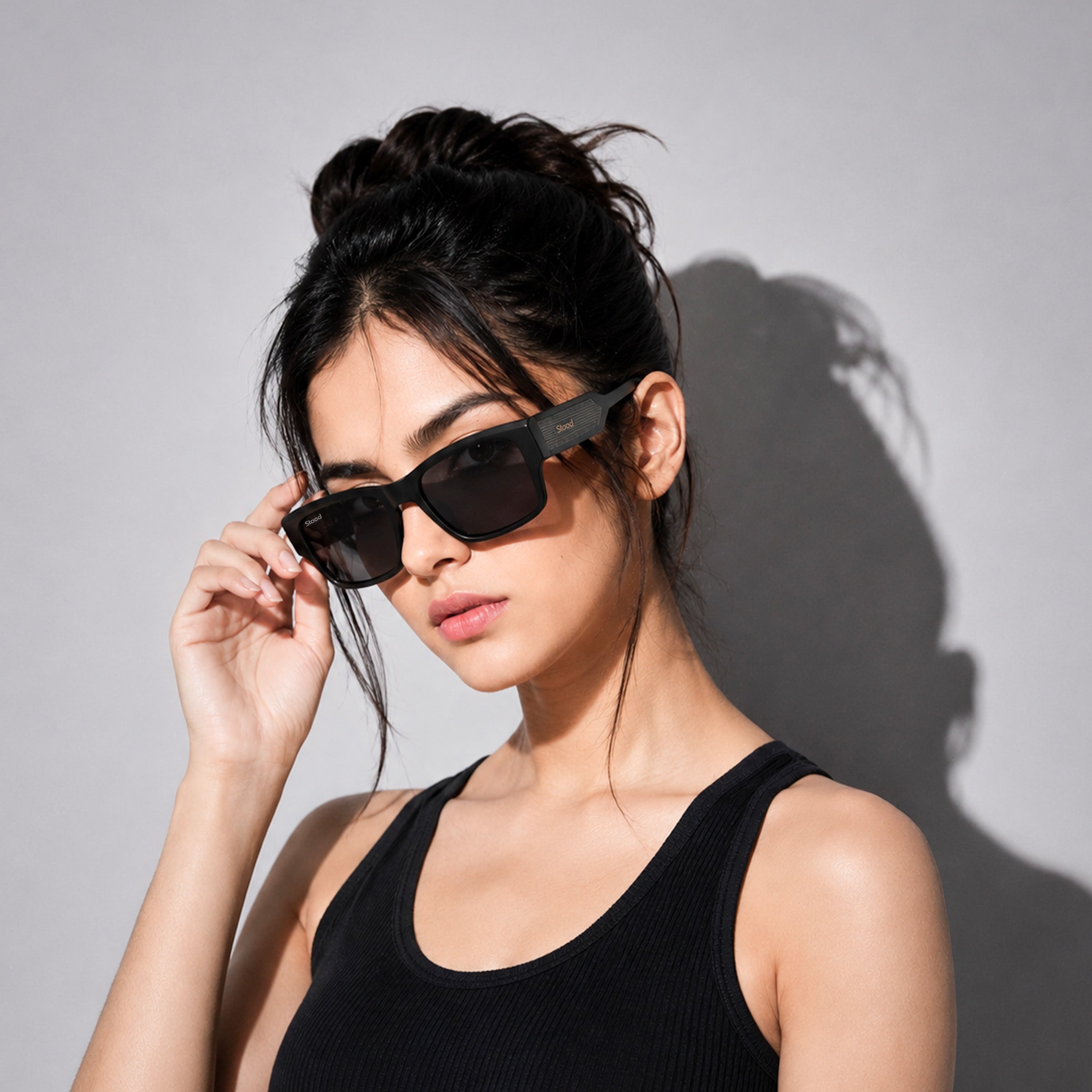 Stood Square Black Polarized UV Protection Sunglasses For Men & Women Stylish – SG-STD0029-C1