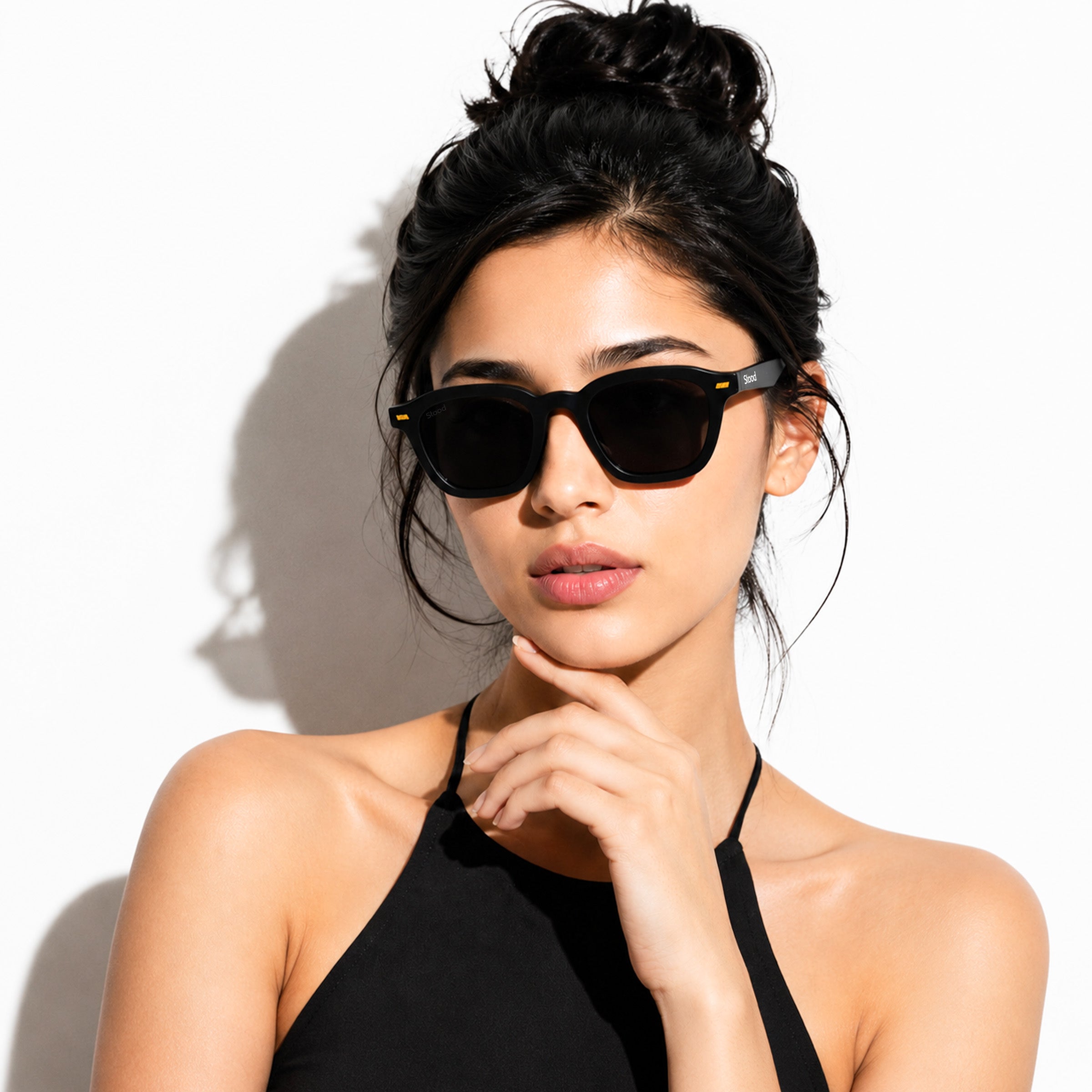 Stood Square Black UV Protection Sunglasses For Men & Women Stylish – SG-STD0016-C1
