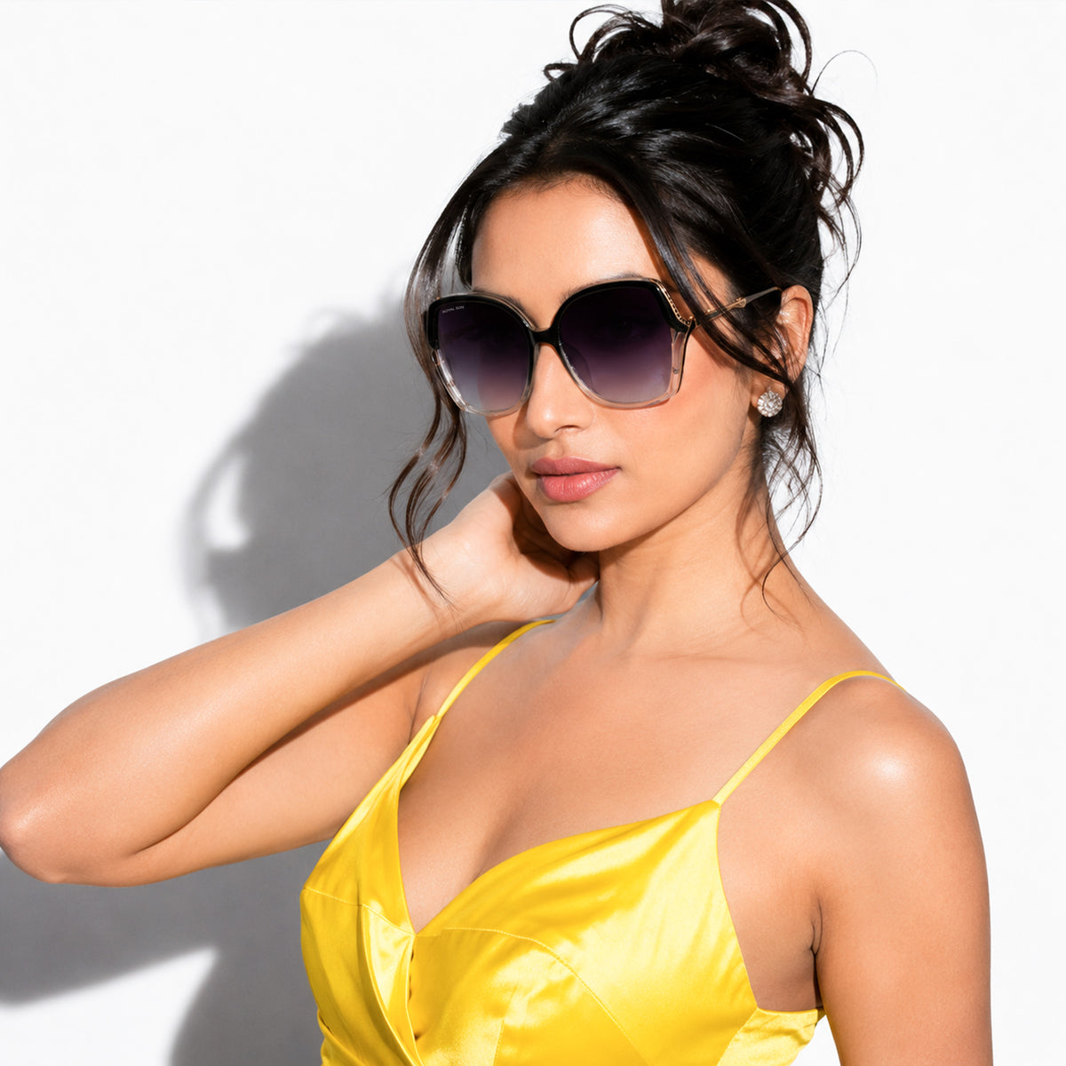 Royal Son Oversized Butterfly UV Protected Women Sunglasses - CHIWM00113-C2