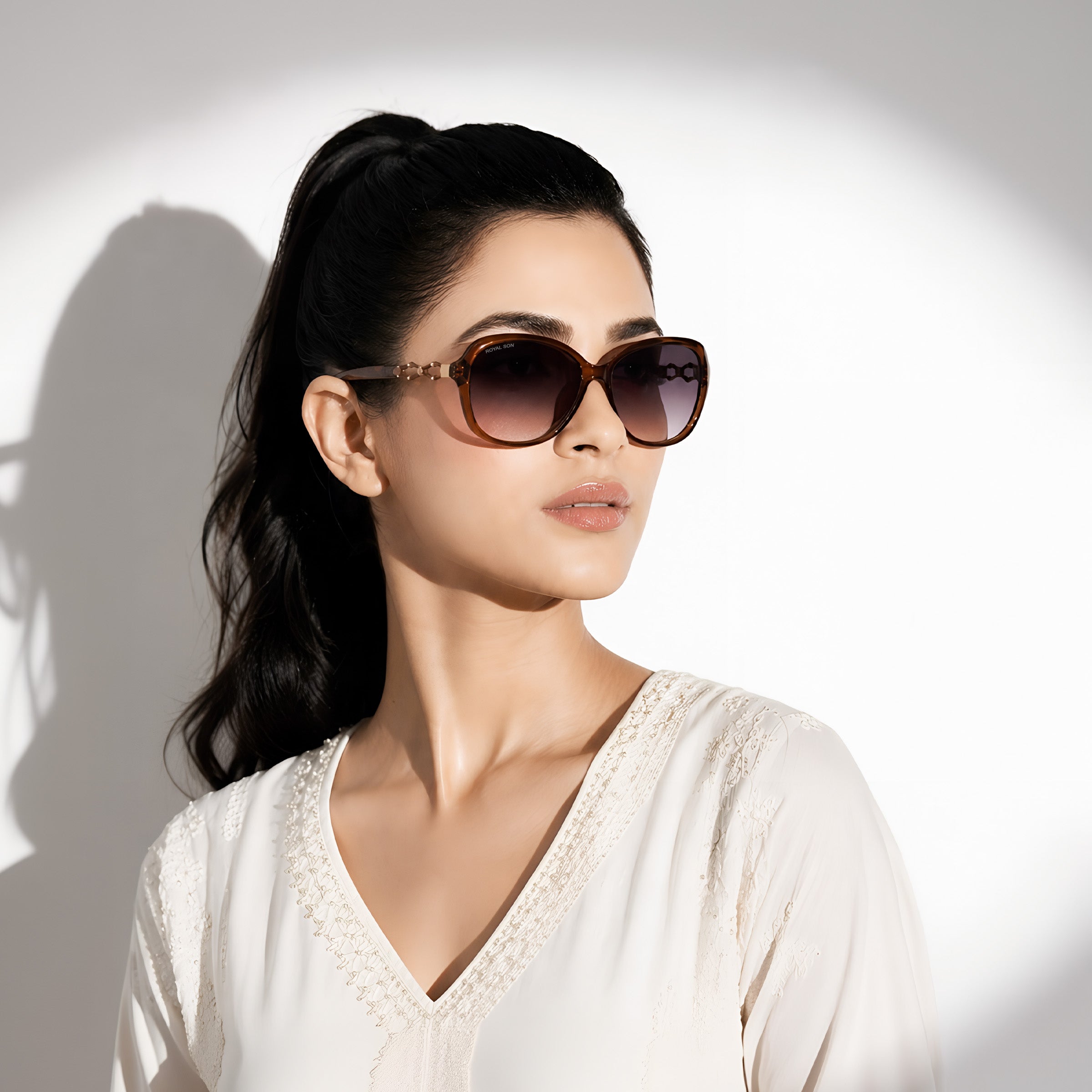 Royal Son Butterfly UV Protected Women Sunglasses - CHIWM00117-C2