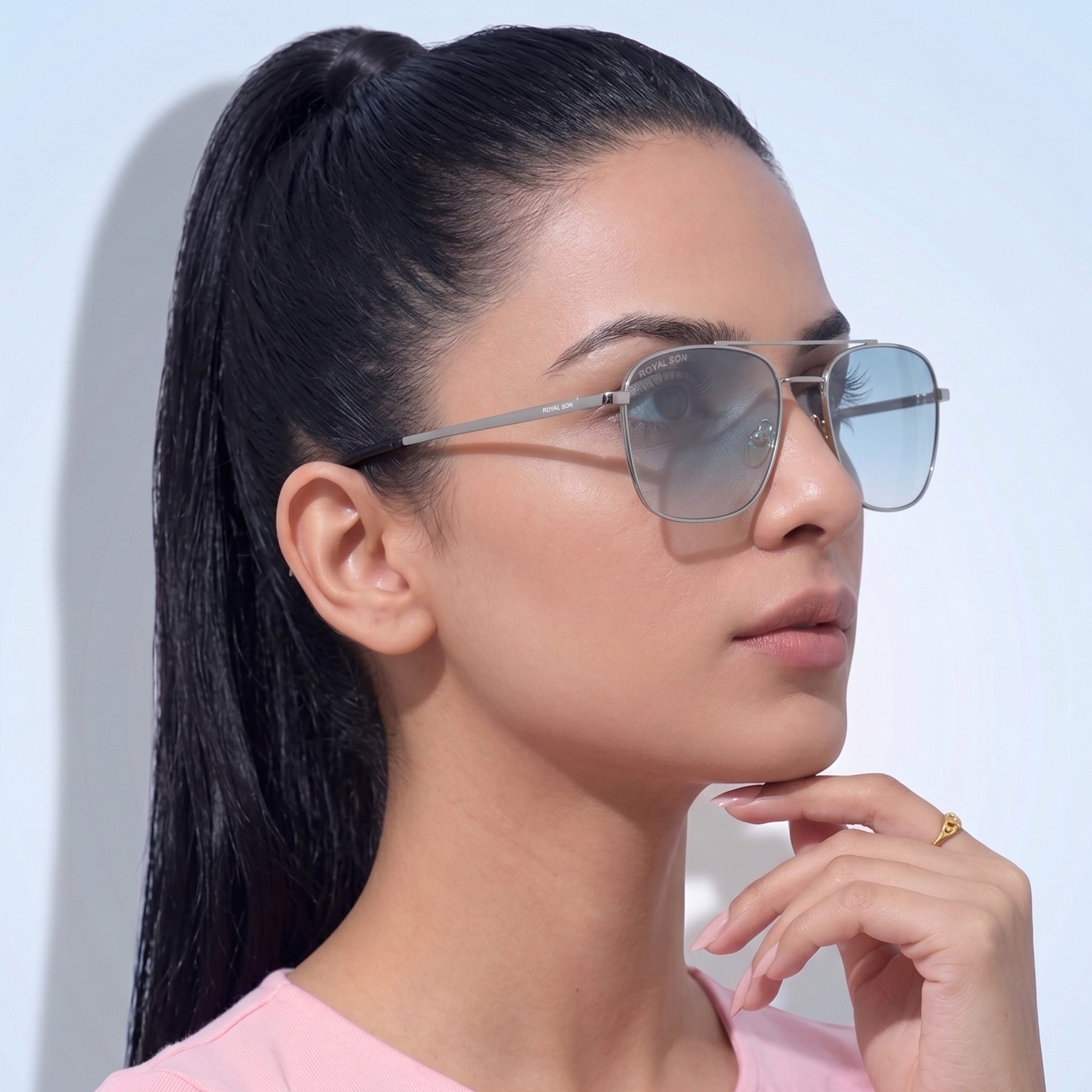 ROYAL SON UV Protected Square Sunglasses For Men And Women - RS0041AV