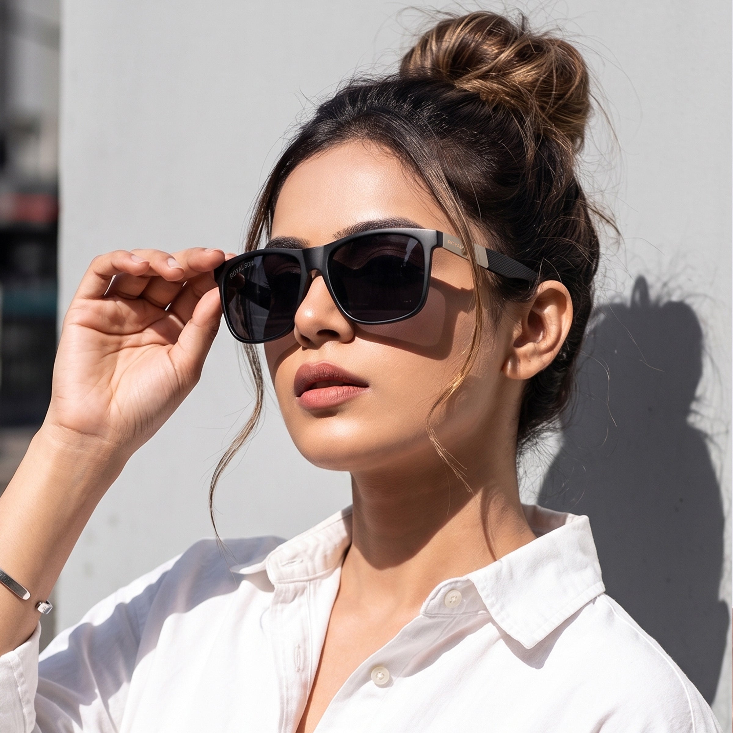 Royal Son Square Polarized Men Women Sunglasses - CHI00121-C1